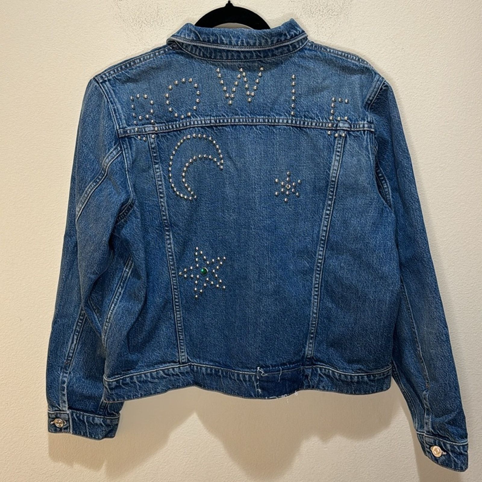 MOTHER Bowie x MOTHER The Bruiser Embellished Denim Jacket Size M Size M / US 6-8 / IT 42-44 - 9 Thumbnail