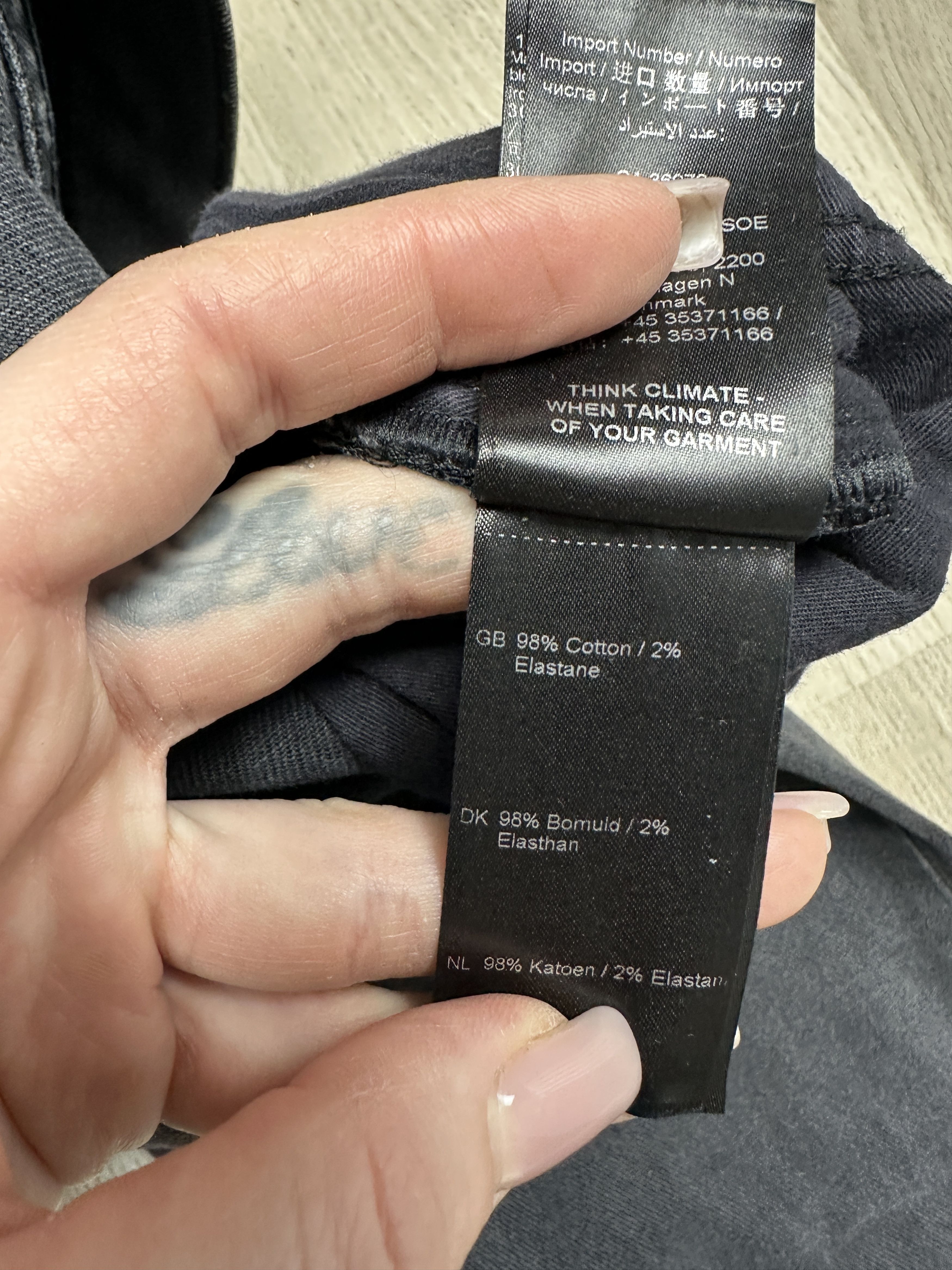 Samsoe Samsoe Samsoe & Samsoe Mens Denim Pants Jeans Size US 32 / EU 48 - 6 Thumbnail