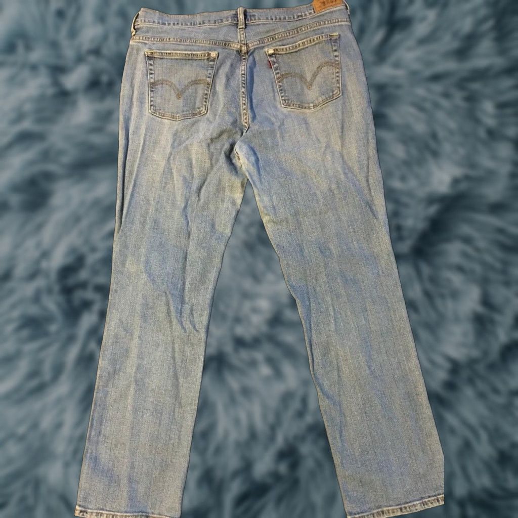 Levi's VINTAGE Levi's 505 Straight Leg Jeans 16M 36/31 Pants Women Blue Regular 31 Inseam Grunge 80s 90s Rock 501 525 Jeans Size 38" / US 16 / IT 52 - 1 Thumbnail