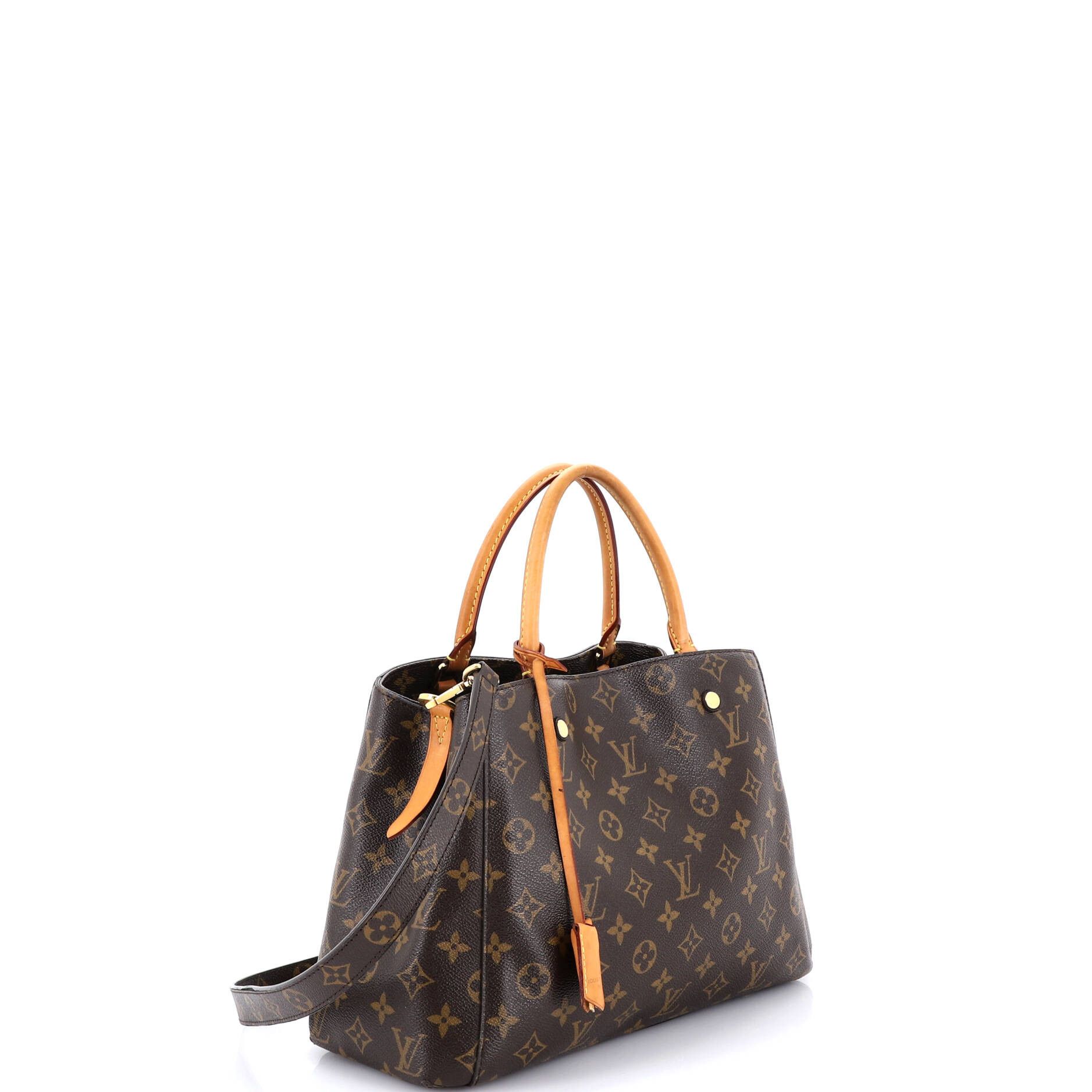 Montaigne Handbag Monogram Canvas MM