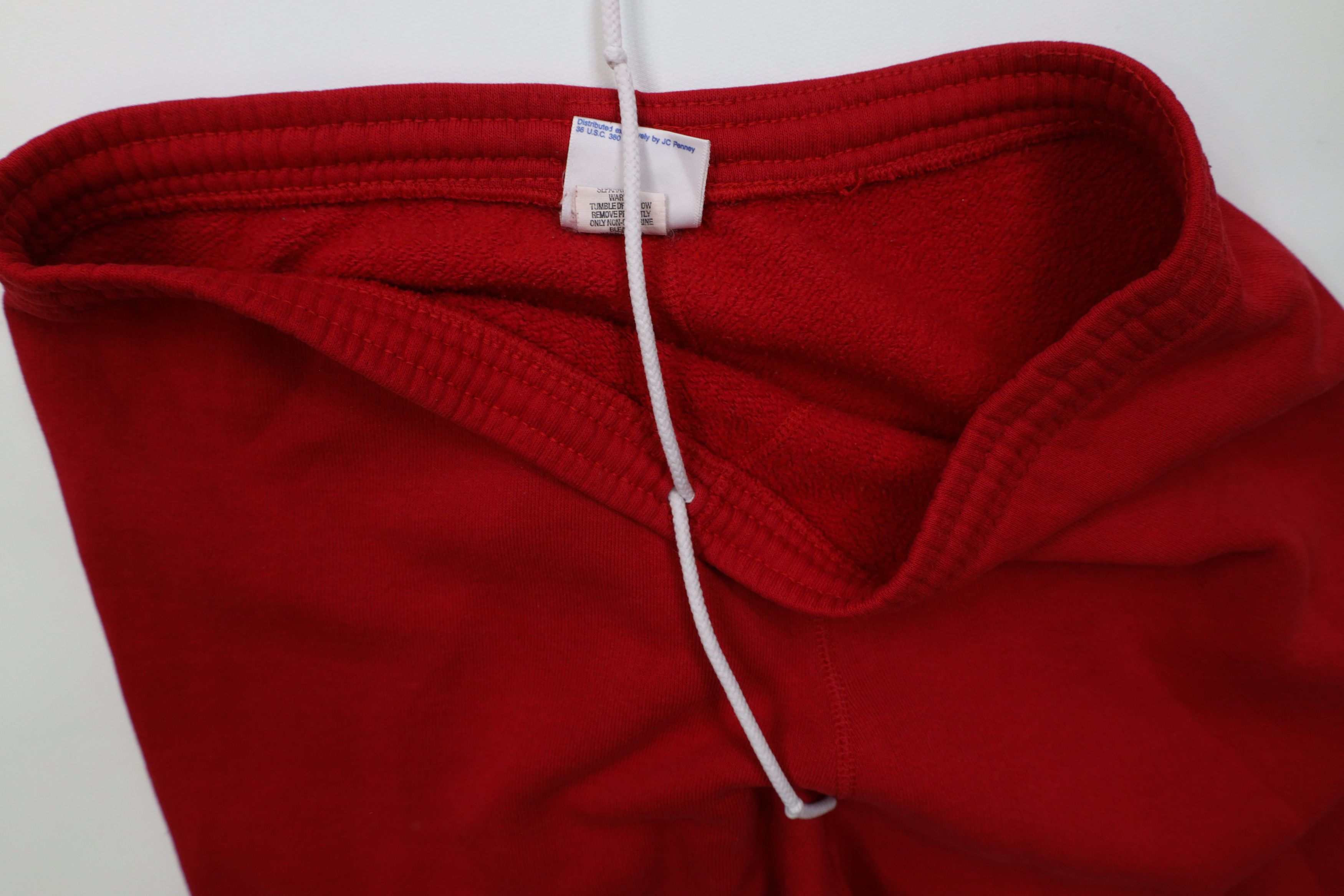Vintage Vintage 90s USA Olympics Blank Sweatpants Joggers Red USA Size US 34 / EU 50 - 7 Thumbnail