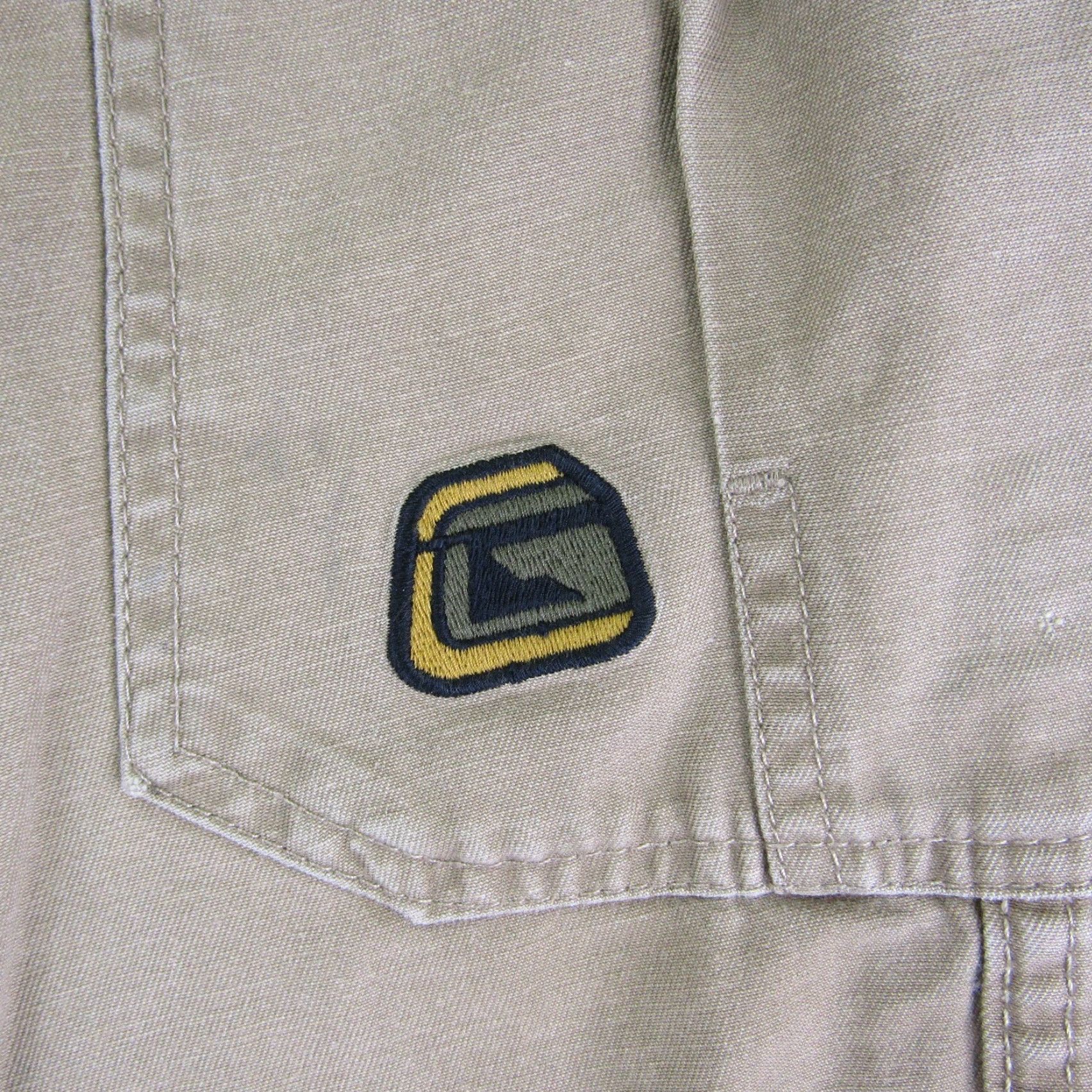 Vintage VINTAGE Gasoline Cargo Pants Men 32x26 Beige Army Combat Twill Regular Fit Size US 34 / EU 50 - 5 Thumbnail