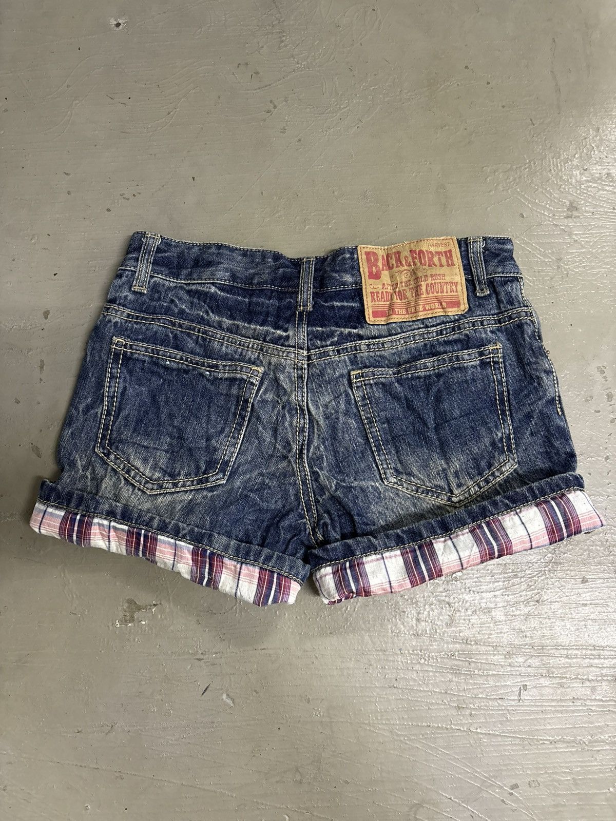 If Six Was Nine RNA H Naoto Acid Wash Japanese brand Denim shorts Size 29" - 2 Thumbnail