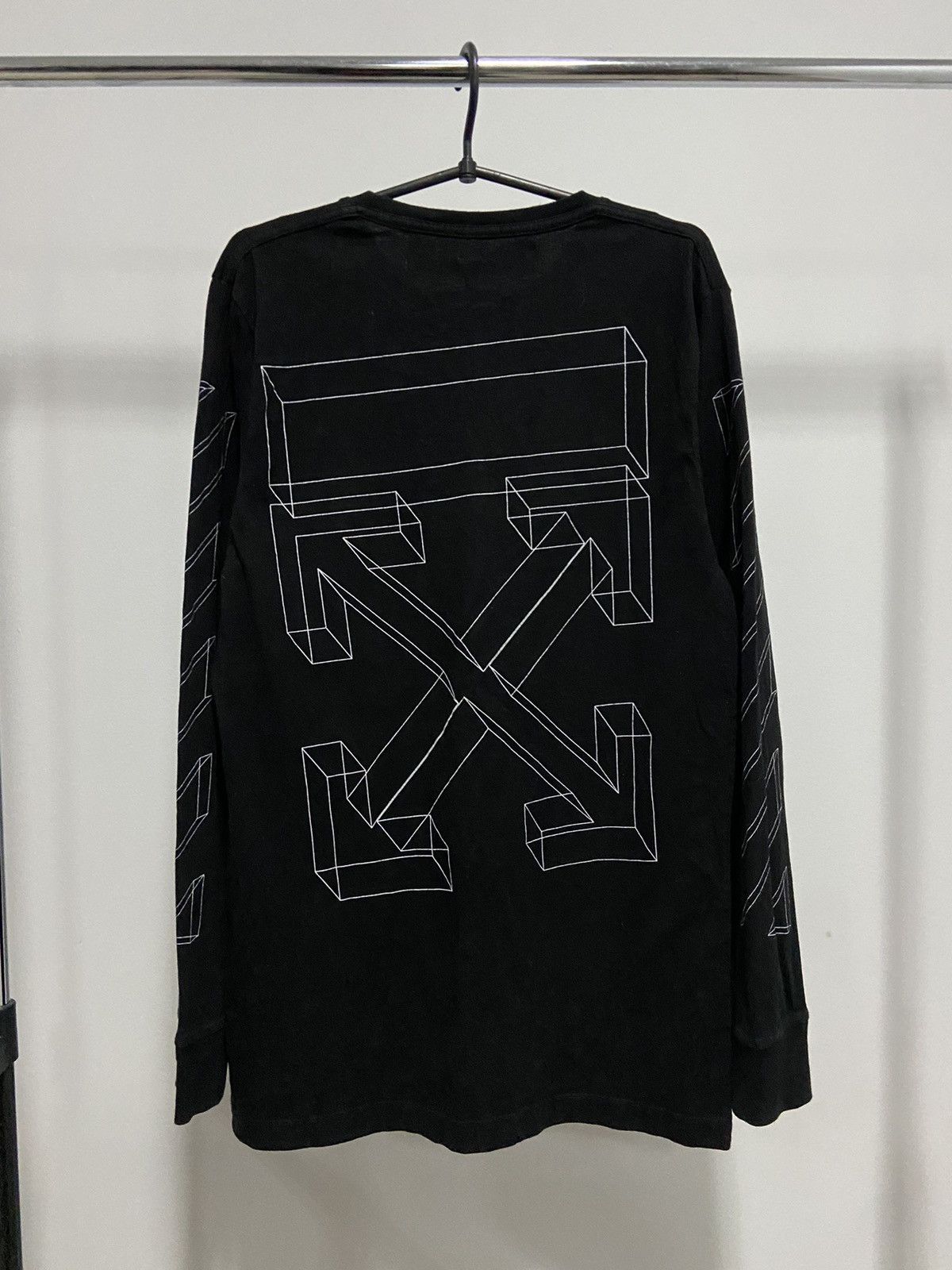 Off-White × Vintage Off white vintage big logo geometric longsleeve Size US L / EU 52-54 / 3 - 1 Thumbnail