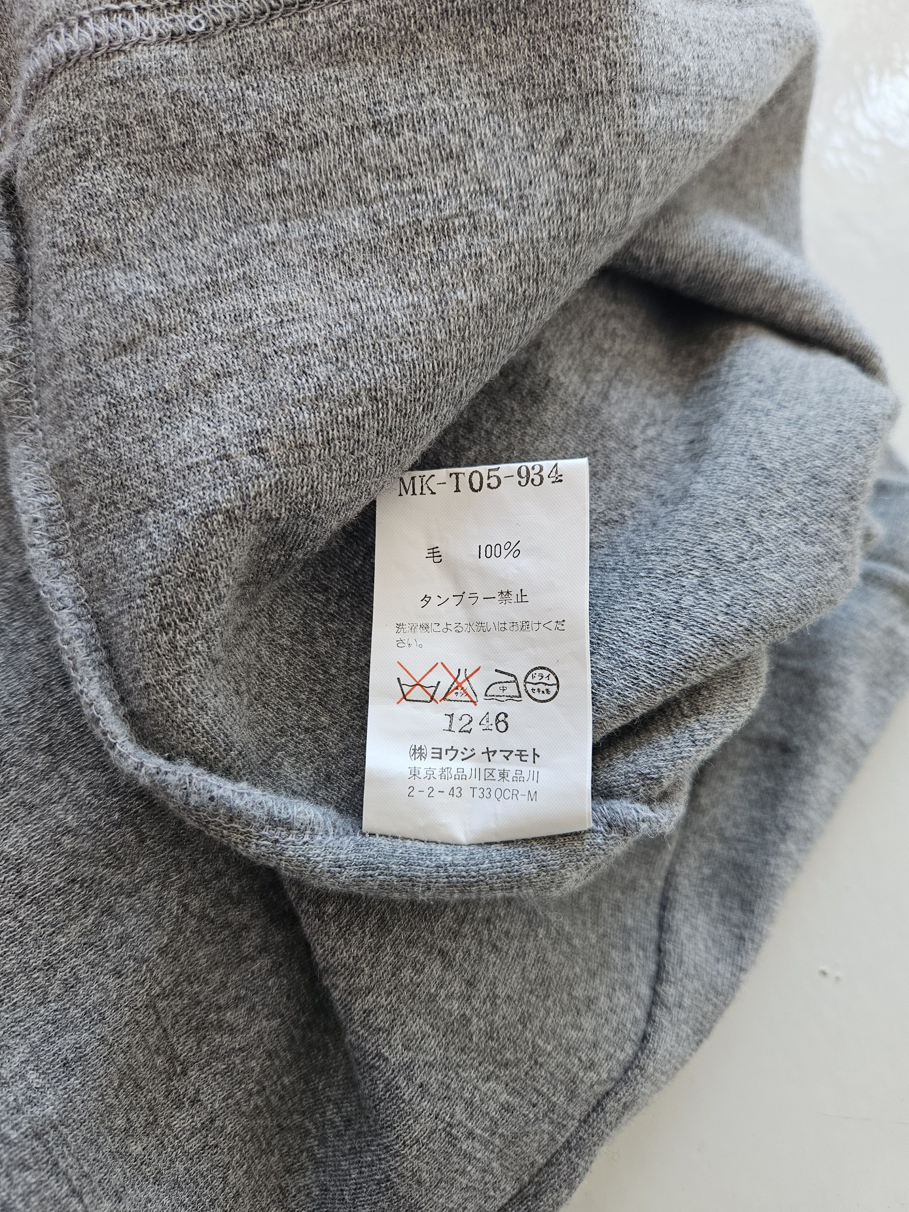 Y's for Men Yohji Yamamoto Y's for men wool mockneck sweater Size US M / EU 48-50 / 2 - 13 Thumbnail