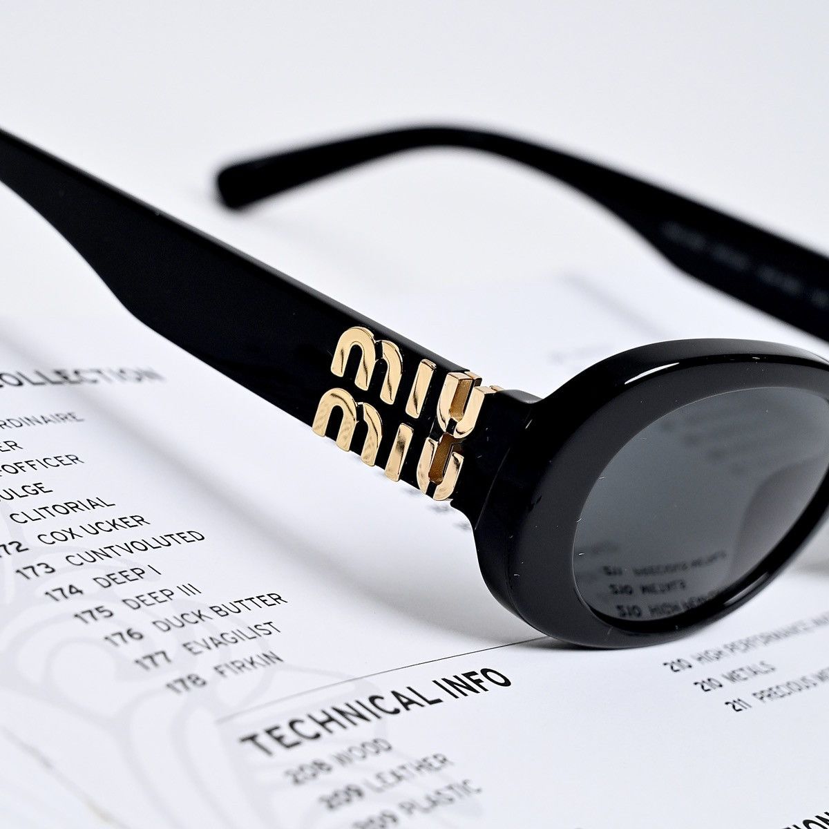 Miu Miu MIU MIU 0MU 06ZS SUNGLASSES Size ONE SIZE - 4 Thumbnail