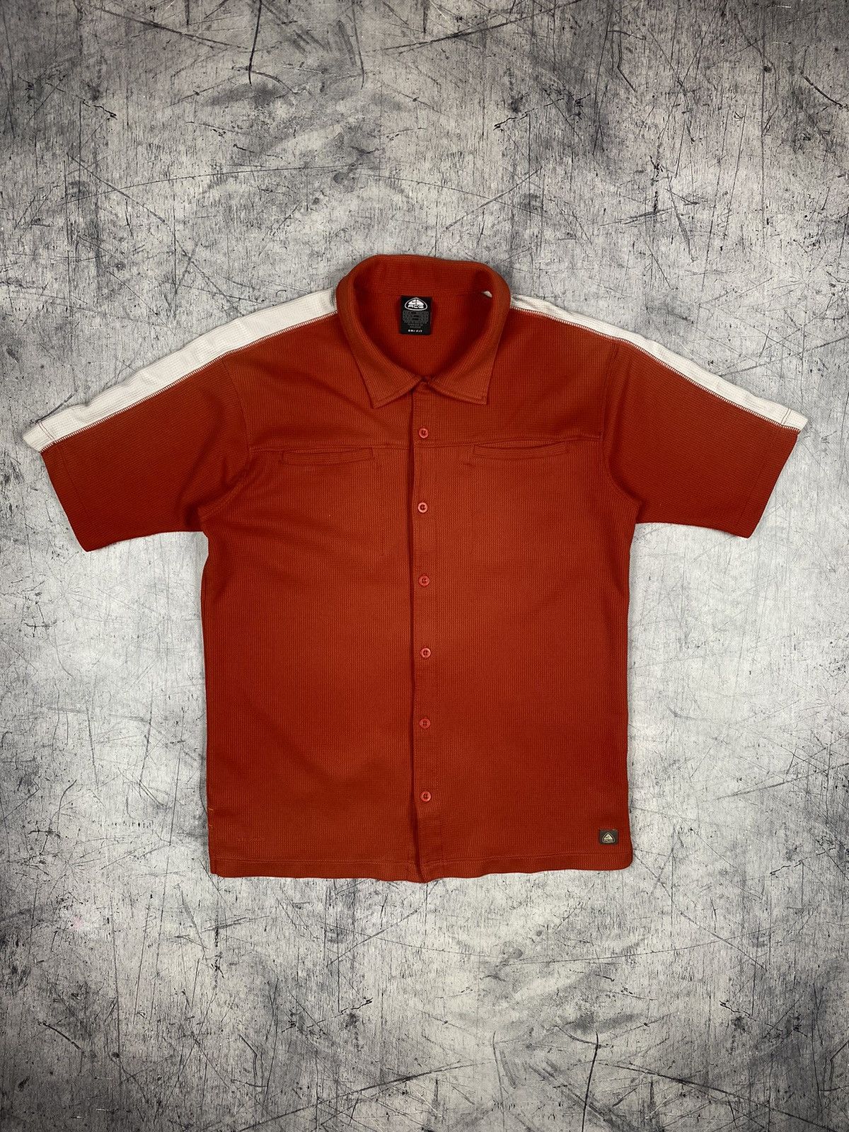 Nike ACG Vintage Nike ACG Drill Outdoor Life Tee Polo Shirt Size US M / EU 48-50 / 2 - 2 Thumbnail