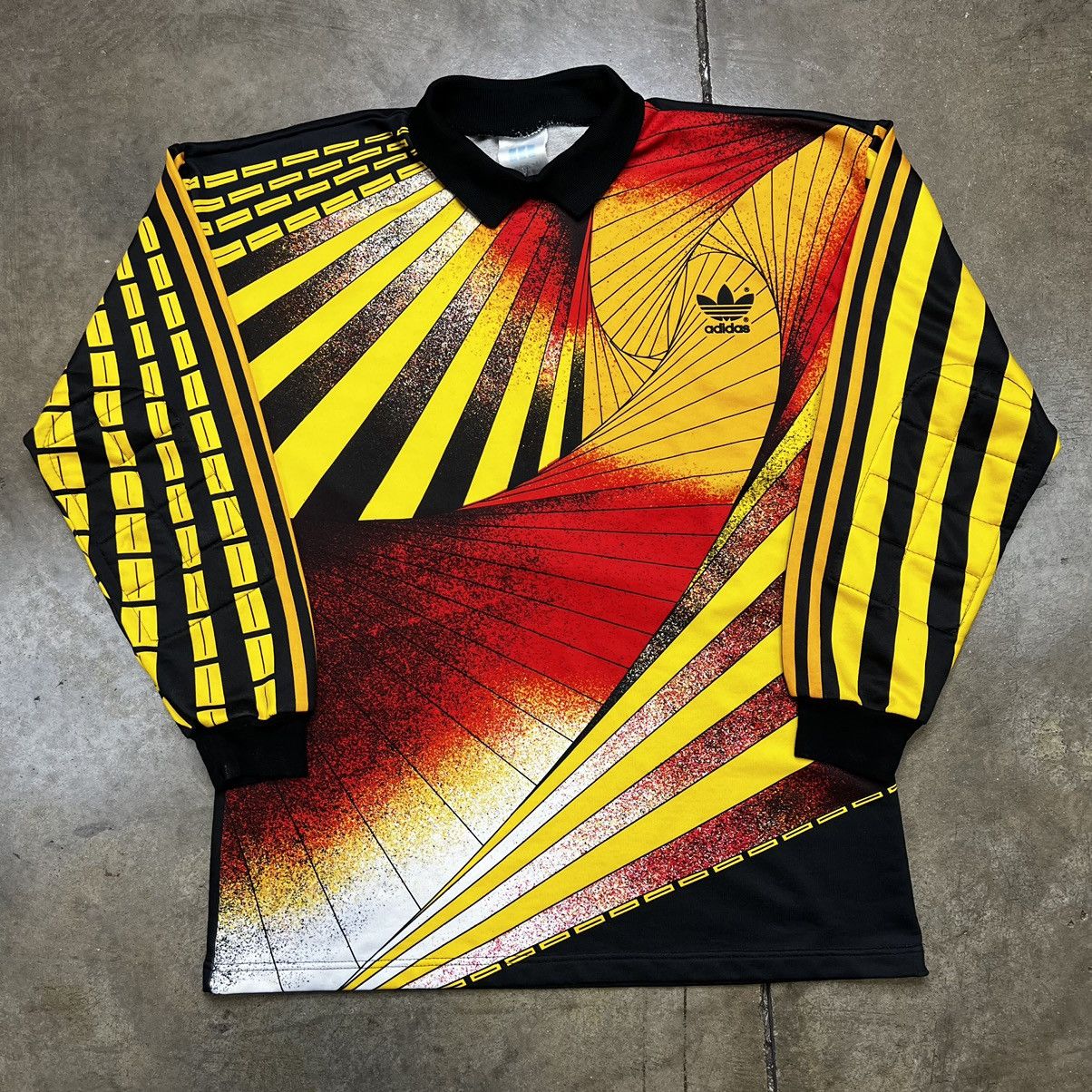 Germany Icon Goalkeeper Shirt By Adidas - Reliving The 90's In This Retro  Goalie Shirt