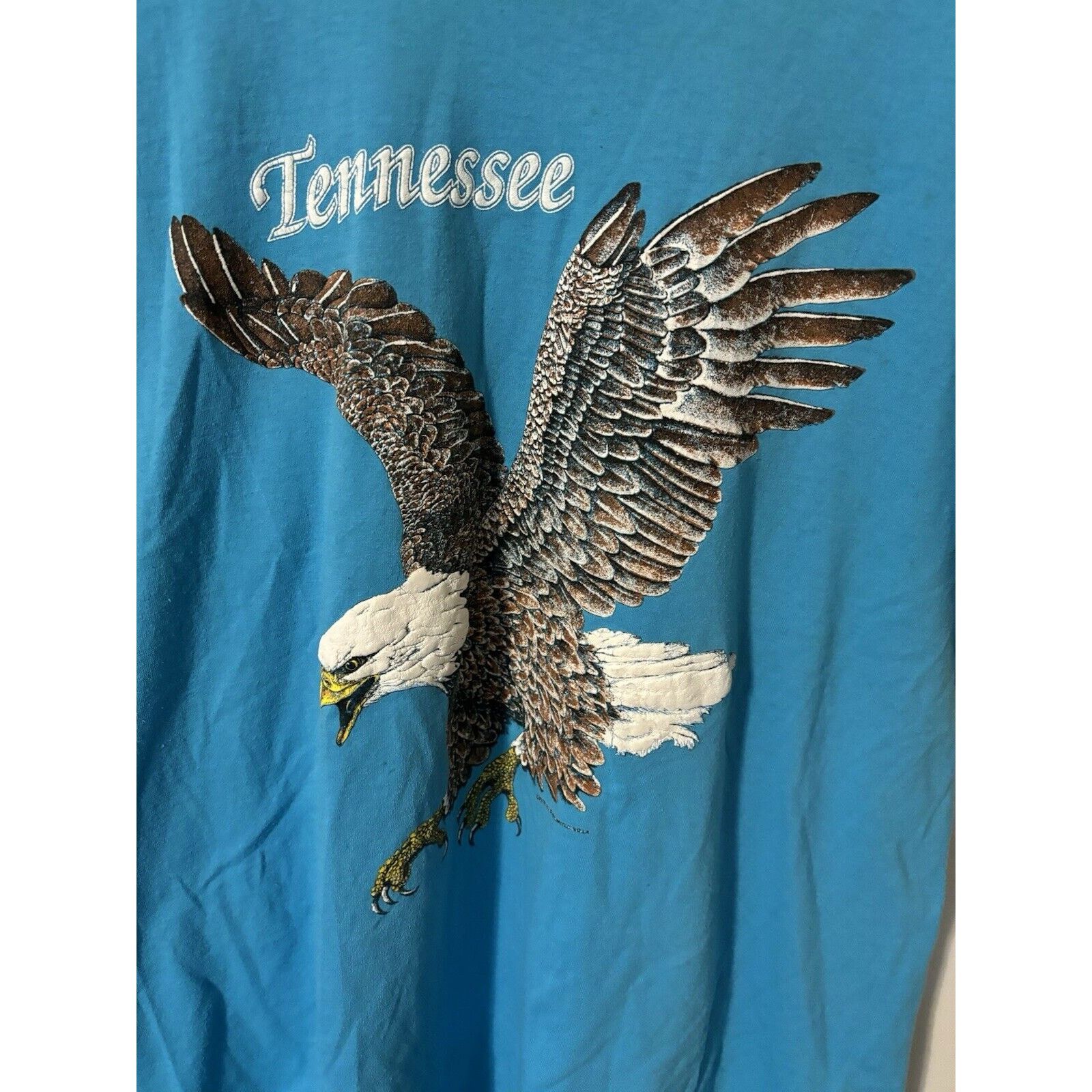 Other vintage XL Tennesse Eagle Blue single stitched T-shirt XL Size US XL / EU 56 / 4 - 3 Thumbnail