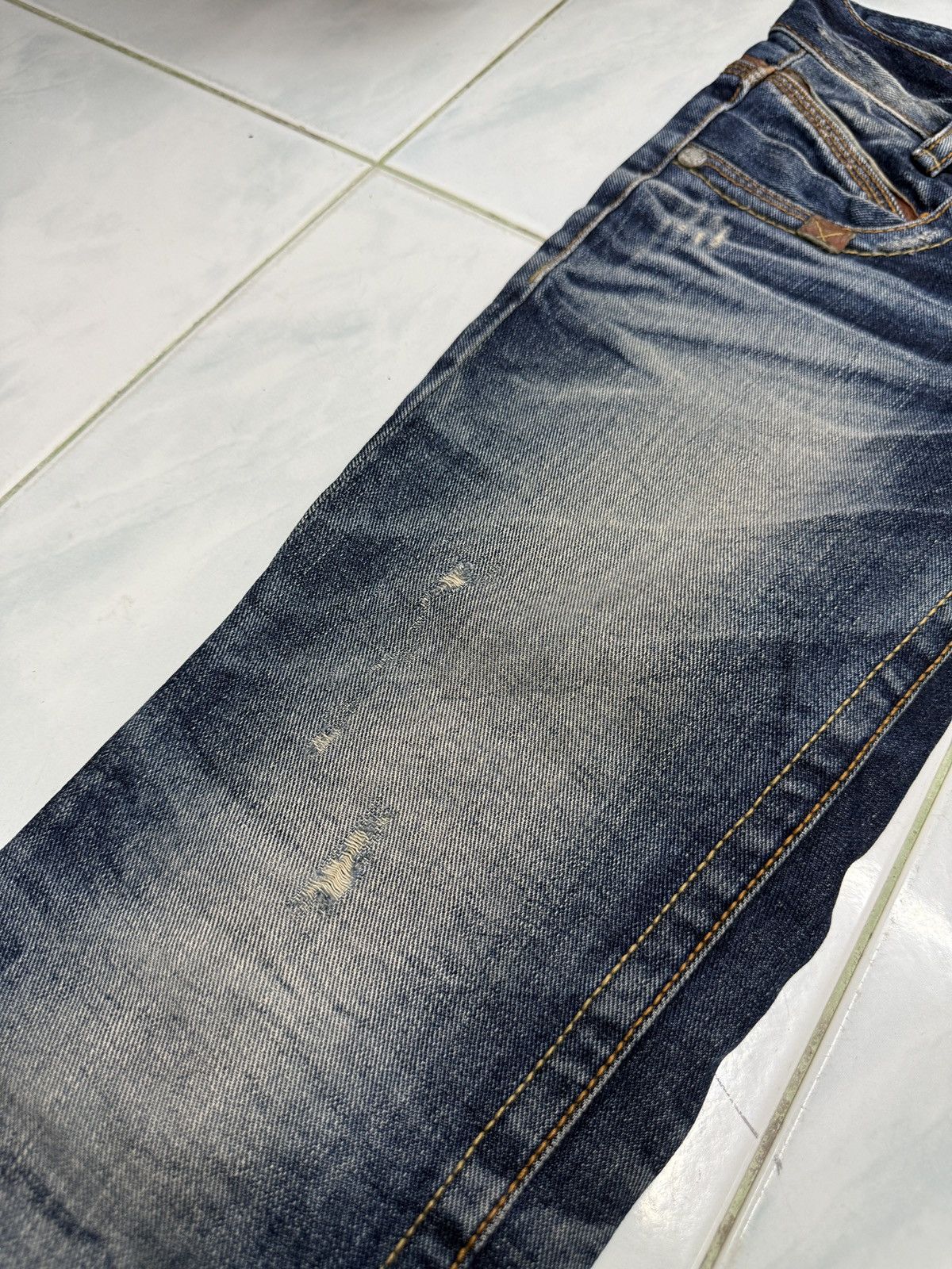 14th Addiction 🔥🔥🔥ARCHIVE VINTAGE LOLITA FLARE JEANS Size 26" / US 2 / IT 38 - 12 Thumbnail