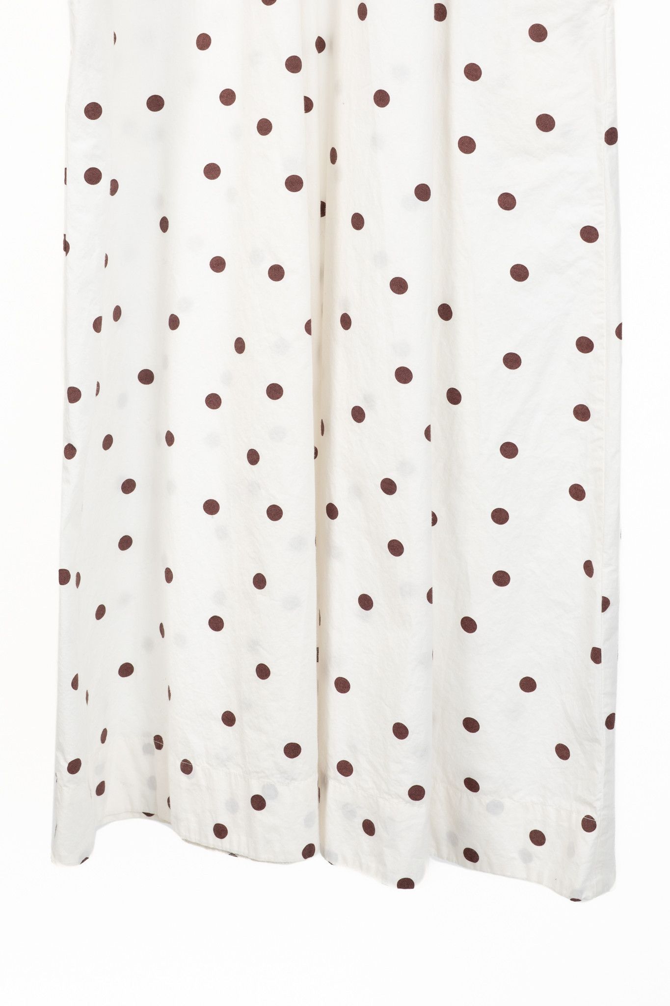Ganni Ganni SS/20 White Polka-Dot Cotton-Poplin Midi Dress Size L / US 10 / IT 46 - 7 Thumbnail
