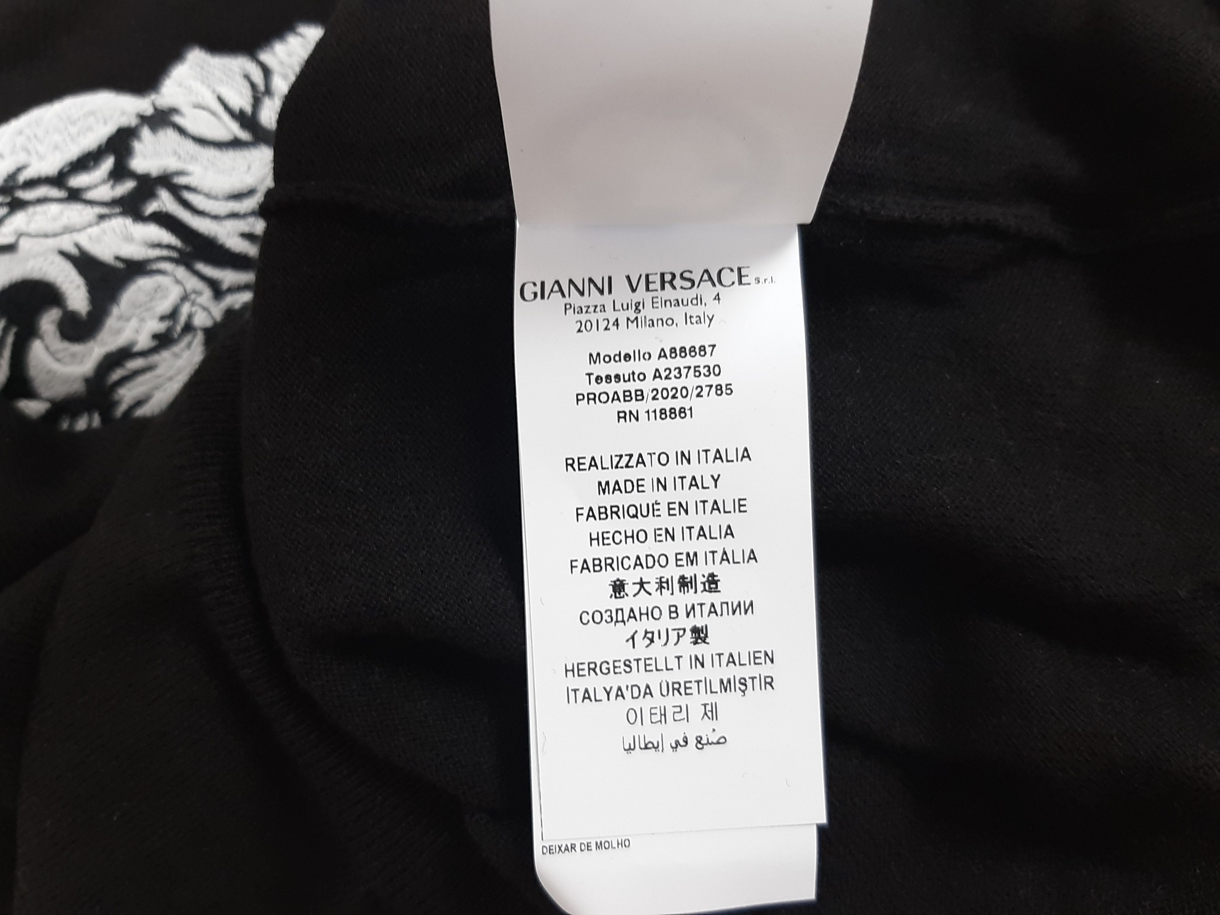 Versace Versace Medusa Via Gesu Milano Sweater Black Men's Size 48 M Size US M / EU 48-50 / 2 - 9 Thumbnail