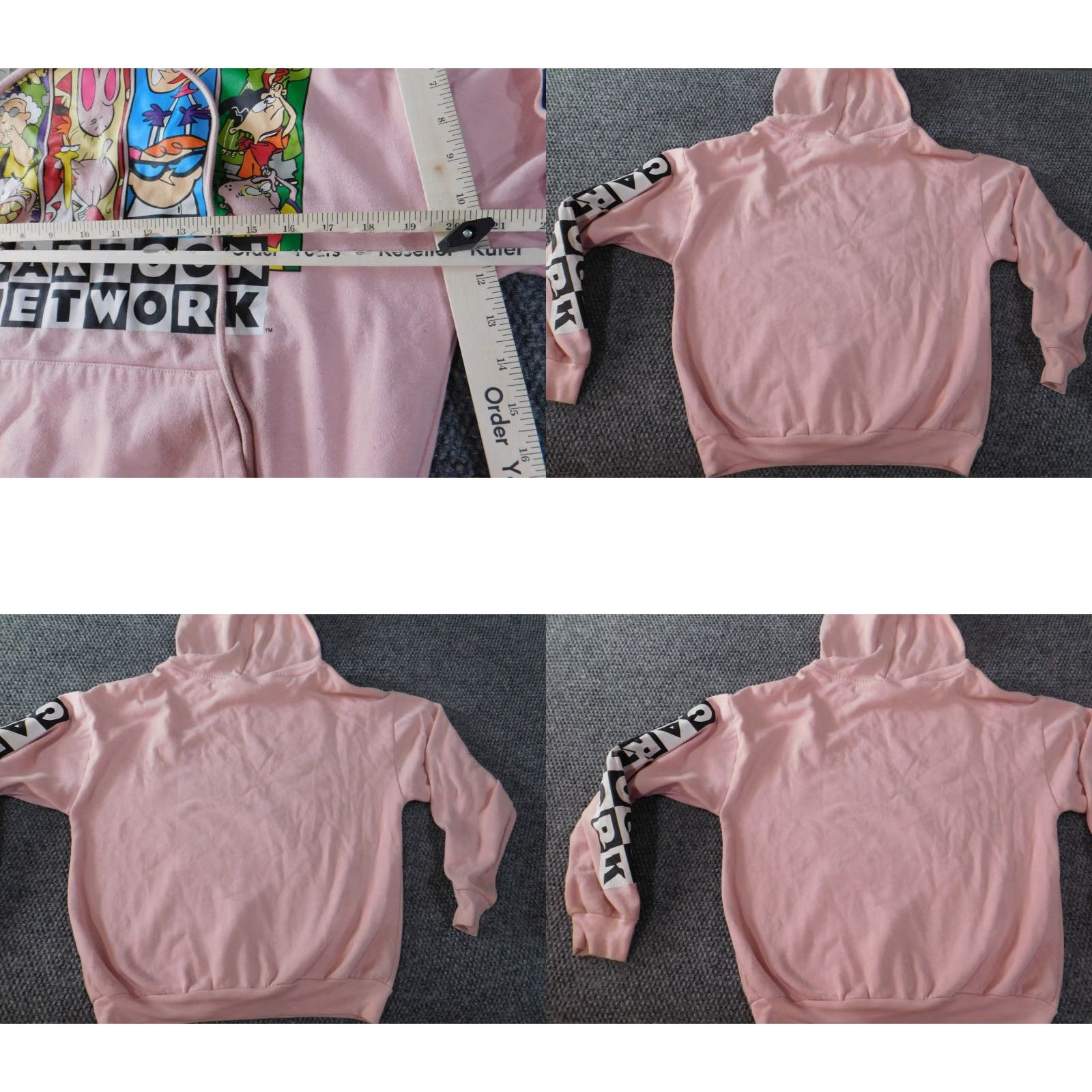 Pinko Cartoon Network Hoodie Women's Small Pink 90s Pullover Vintage pullover knit cotton Bl blemishes pilings theme 90s Womens Size S / US 4 / IT 40 - 8 Thumbnail