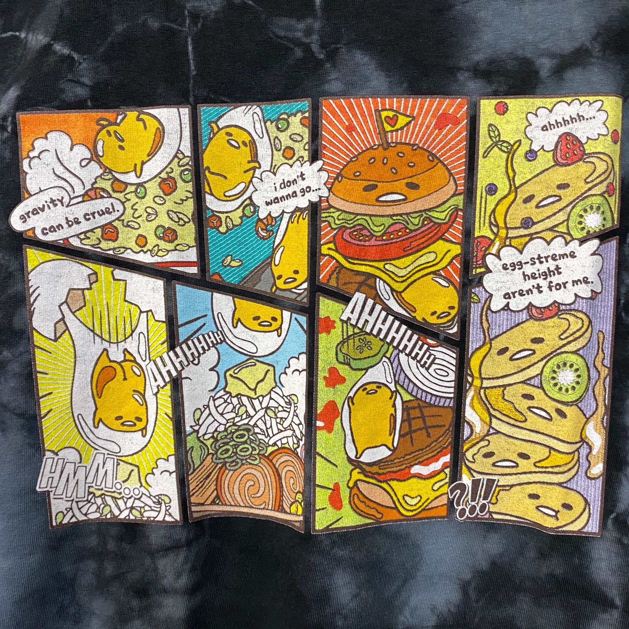 Other Sanrio Gudetama Food Wall Kawaii Tie Dye T-Shirt Small Size US S / EU 44-46 / 1 - 2 Thumbnail
