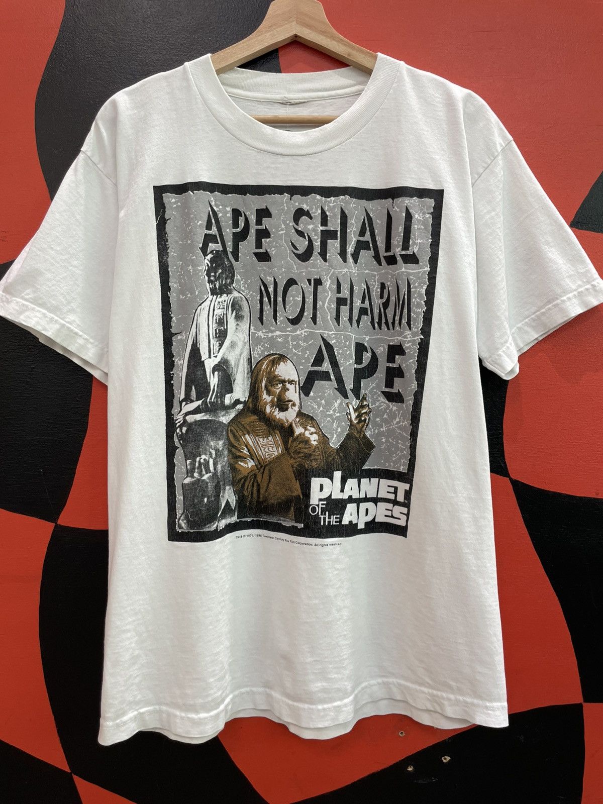 90’s PLANET OF THE APES  VINTAGE  Tシャツ Vintage 90s Planet of the Apes American Legendary Sci Fi
