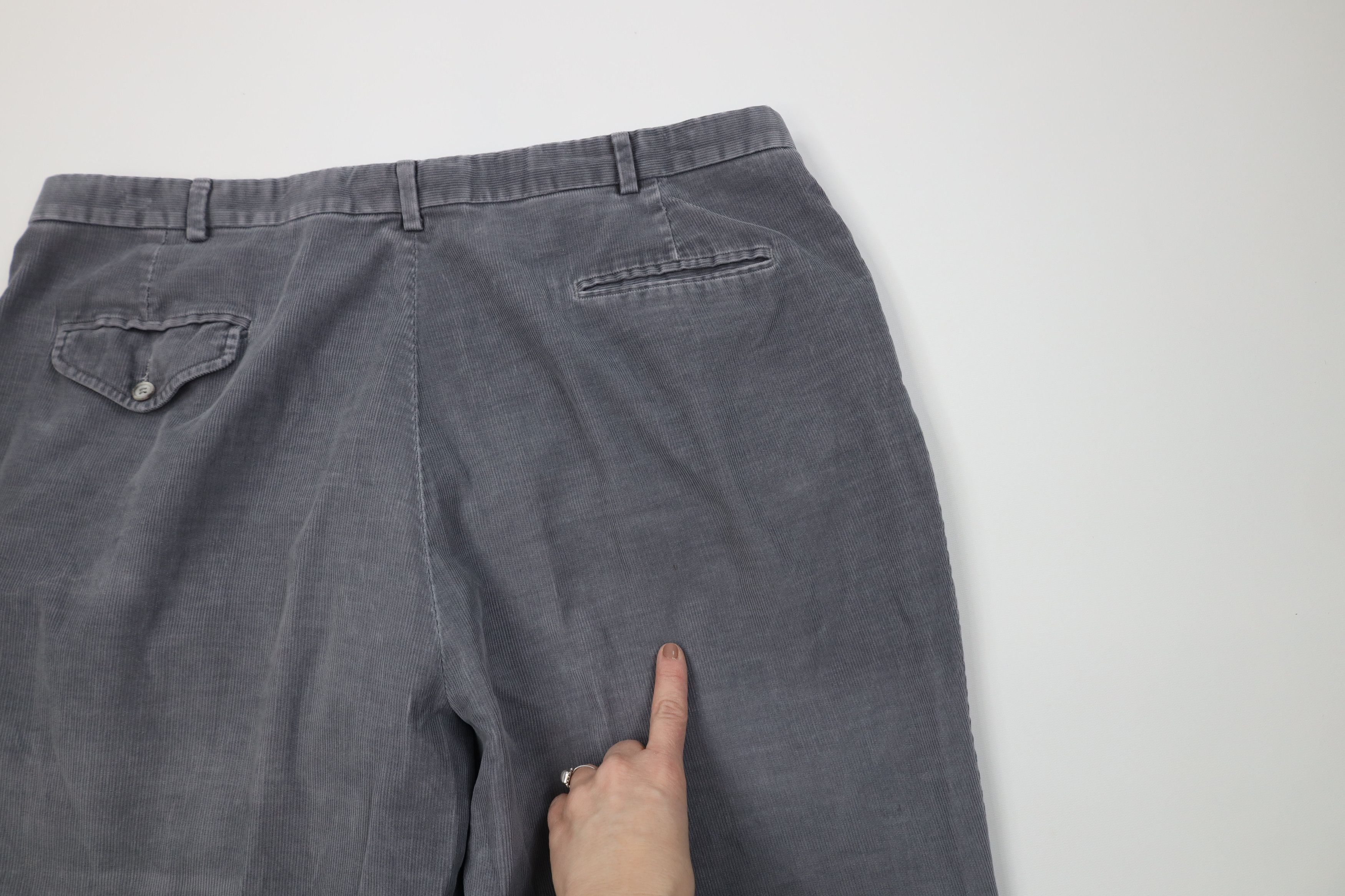 Lands' End Vintage 70s Lands End Wide Leg Corduroy Chino Pants Size US 42 / EU 58 - 9 Thumbnail