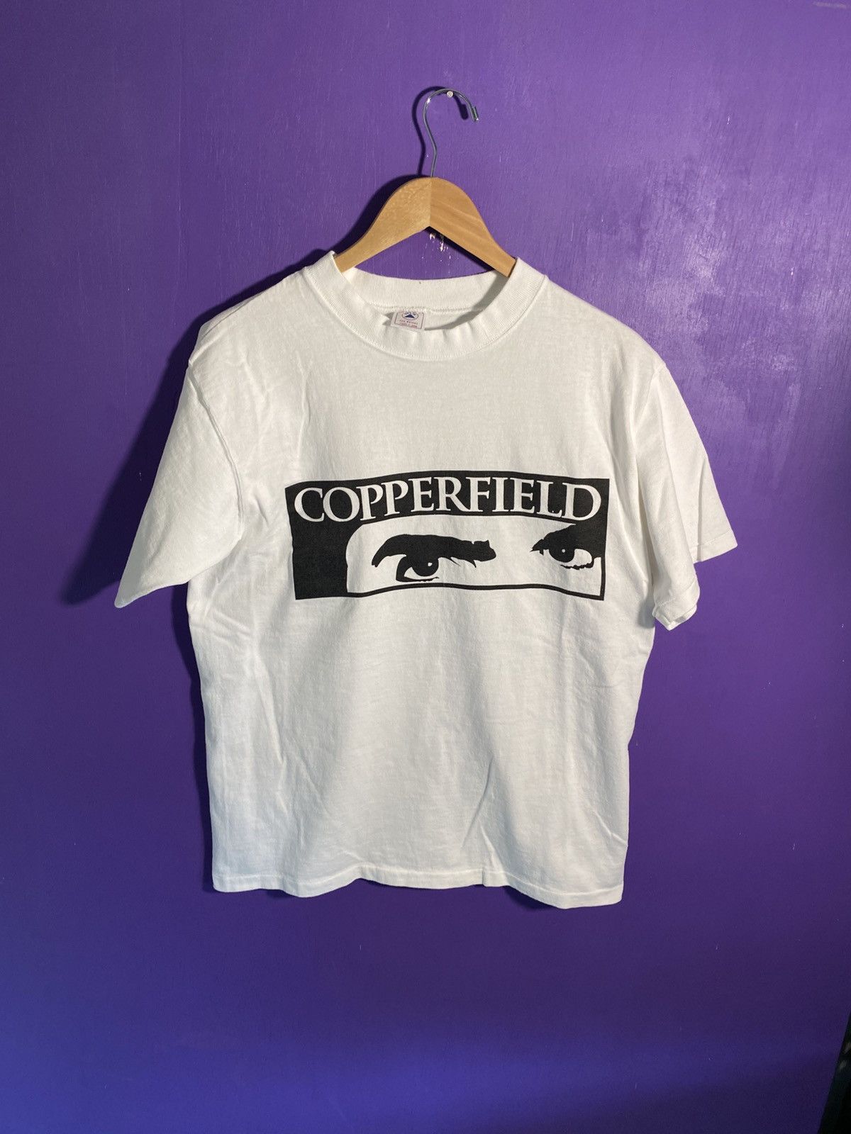 Other Vintage 90s David Copperfield eyes t-shirt Size US M / EU 48-50 / 2 - 1 Thumbnail