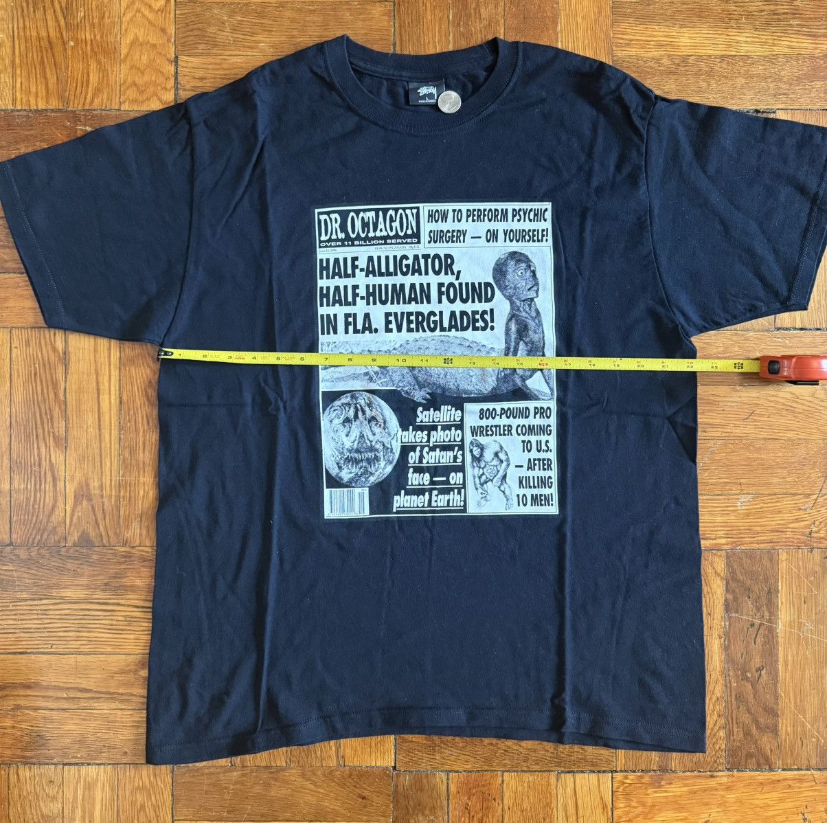 Stussy Stussy T-Shirt Newsprint Size US L / EU 52-54 / 3 - 6 Thumbnail