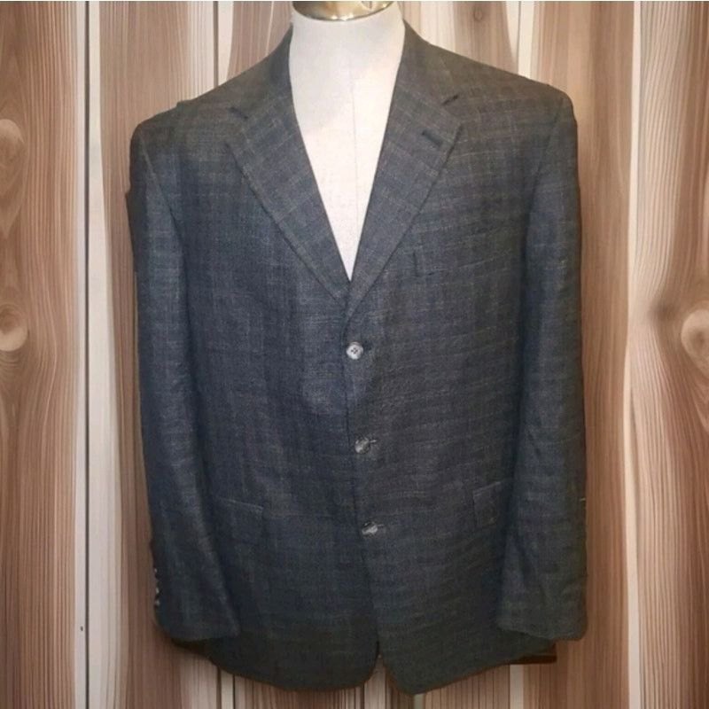 Burberry Burberry London blazer sport coat 40 L Made In USA Size 40L - 1 Thumbnail