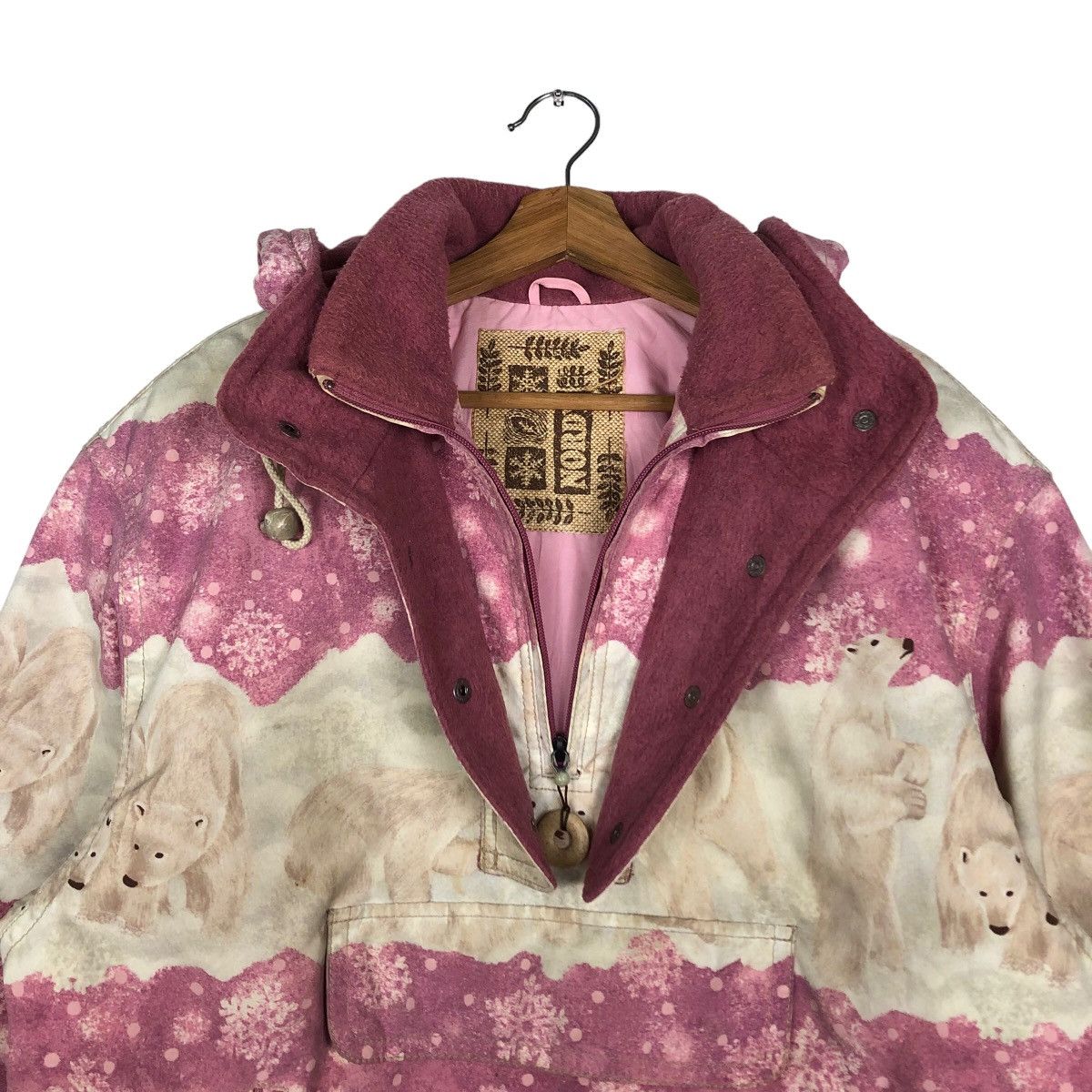 Japanese Brand 🔥Vintage Heavy Ski Jacket Nordy Japan Big Logo Bear Design Size US M / EU 48-50 / 2 - 13 Thumbnail