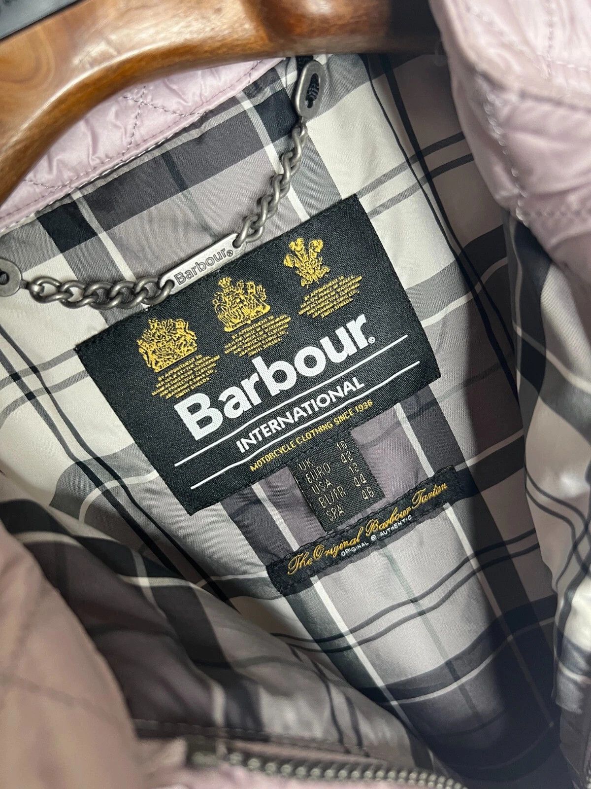 Barbour Barbour International Kleeton Quilted Pink Jacket Size XL / US 12-14 / IT 48-50 - 11 Thumbnail