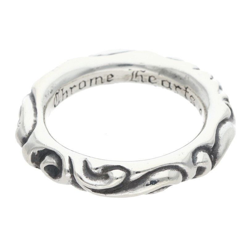 Chrome Hearts Chrome Hearts Silver Scroll Band Ring Size ONE SIZE - 1 Thumbnail