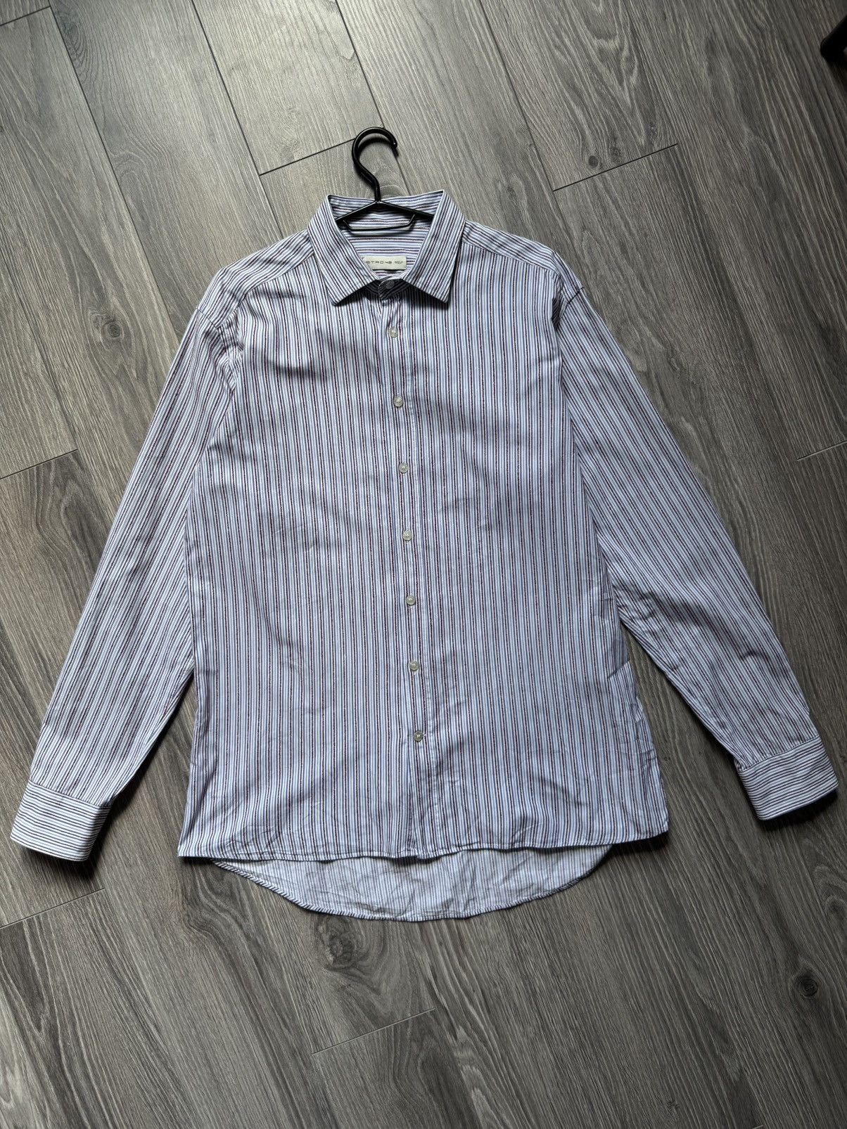 Designer Etro Formal designer striped button-up shirt Size US M / EU 48-50 / 2 - 3 Thumbnail