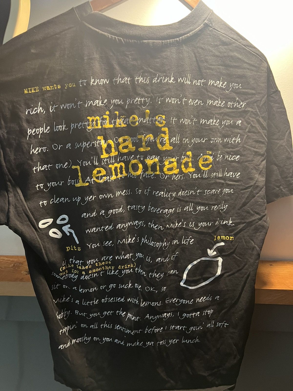 Band Tees × Vintage 🍋Mikes Hard Lemonade🍋 90s promo tee Size US XL / EU 56 / 4 - 2 Thumbnail