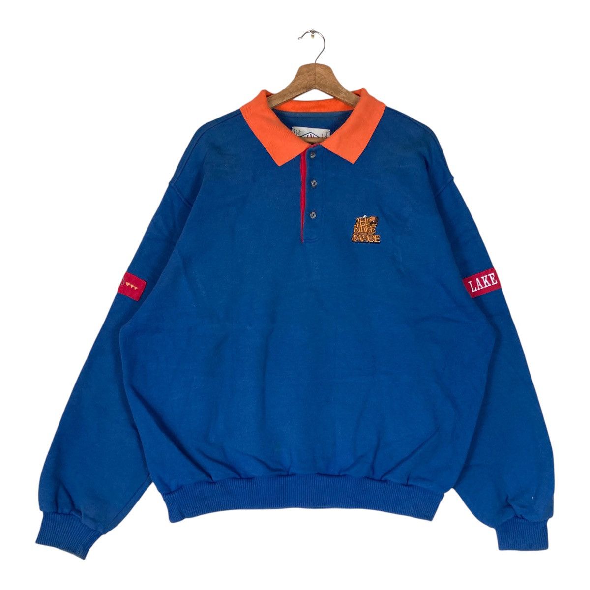Vintage Vintage SDI Lake Tahoe Pullover Jumper Sweatshirt Size US L / EU 52-54 / 3 - 1 Thumbnail