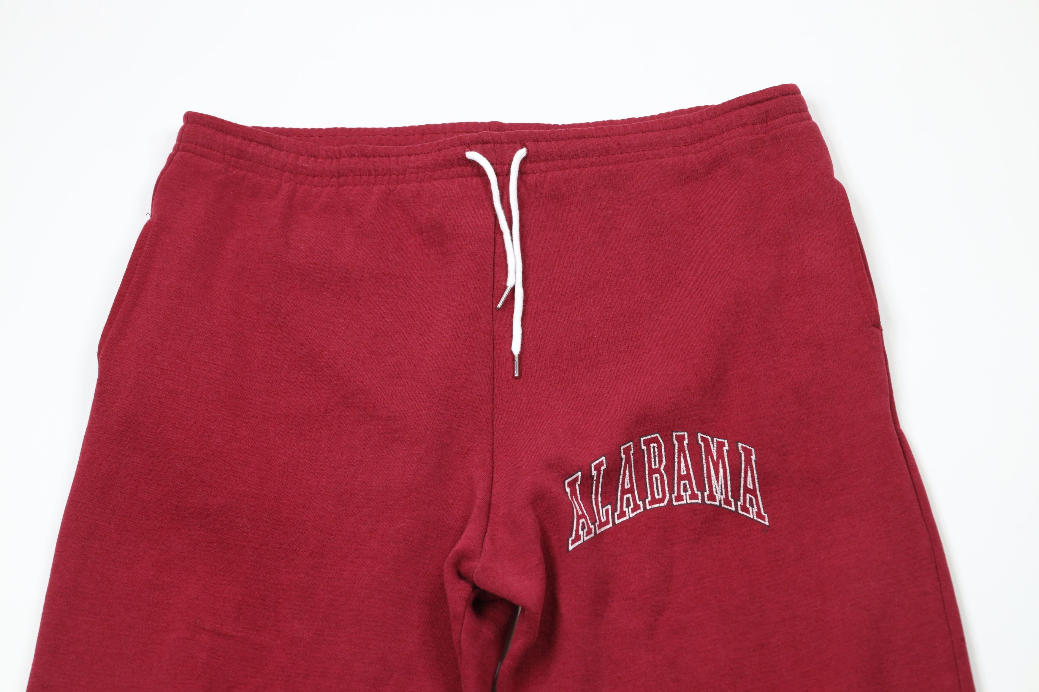 Vintage Vintage 90s Spell Out University of Alabama Sweatpants Red Size US 38 / EU 54 - 2 Thumbnail