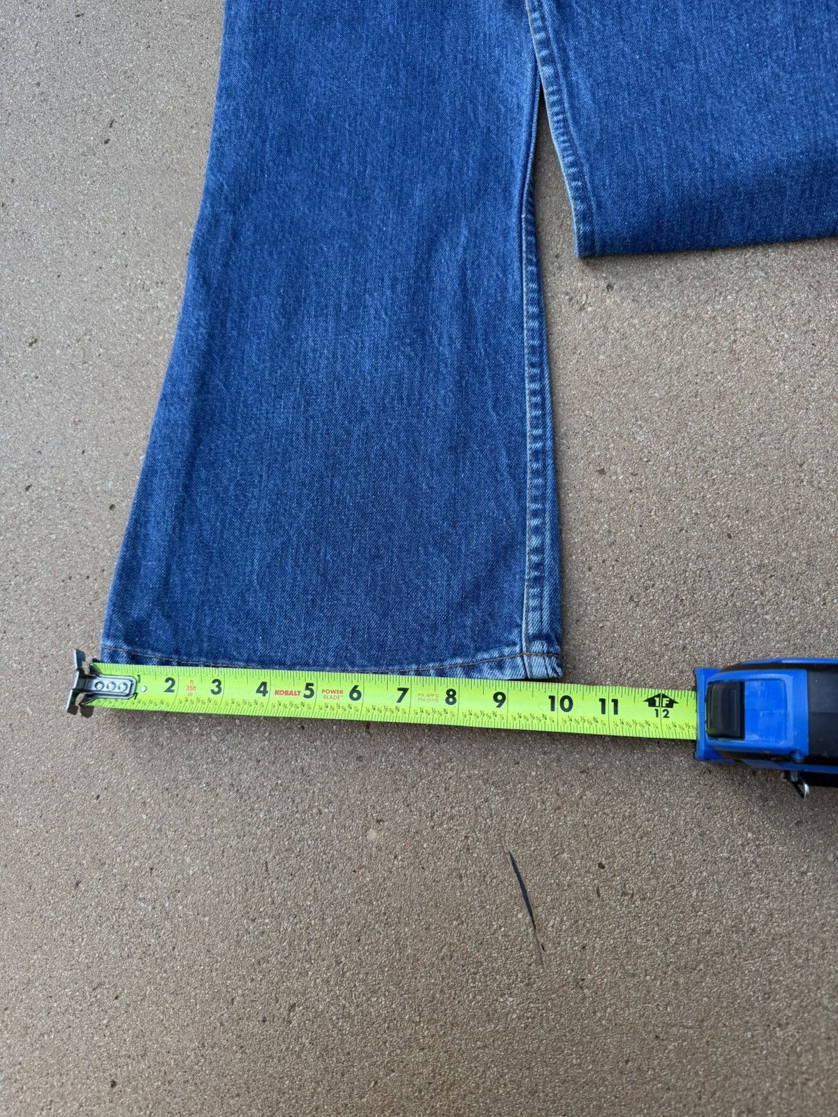 Levi's Vtg 70’s Levi’s 646 Orange Tab Bellbottom Flare Jeans 33x28 Size US 33 - 11 Thumbnail