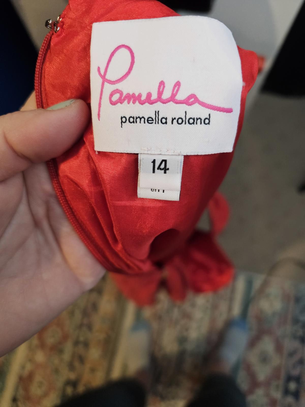 Other Pamella Roland Dress Pink Womens Size 14 Size XL / US 12-14 / IT 48-50 - 2 Thumbnail