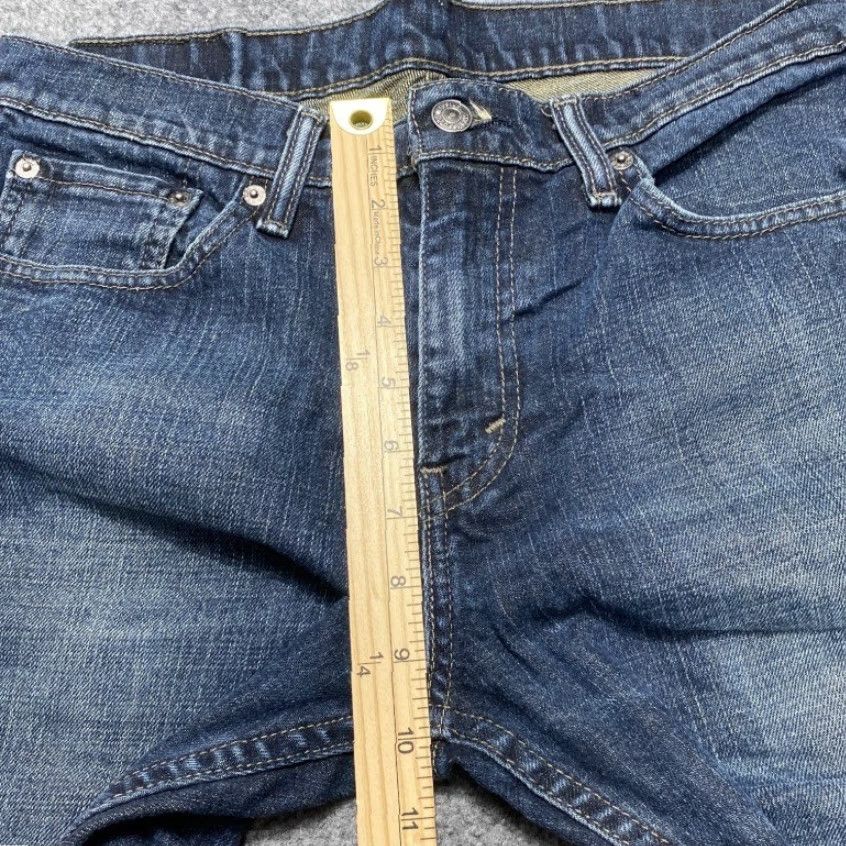 Levi's Levi's 511 Slim Jeans Men 32x30 Blue Dark Wash Stretch Straight Denim 5-Pocket Zip Fly Warm Weather Modern Casual Mens Size US 32 / EU 48 - 6 Thumbnail