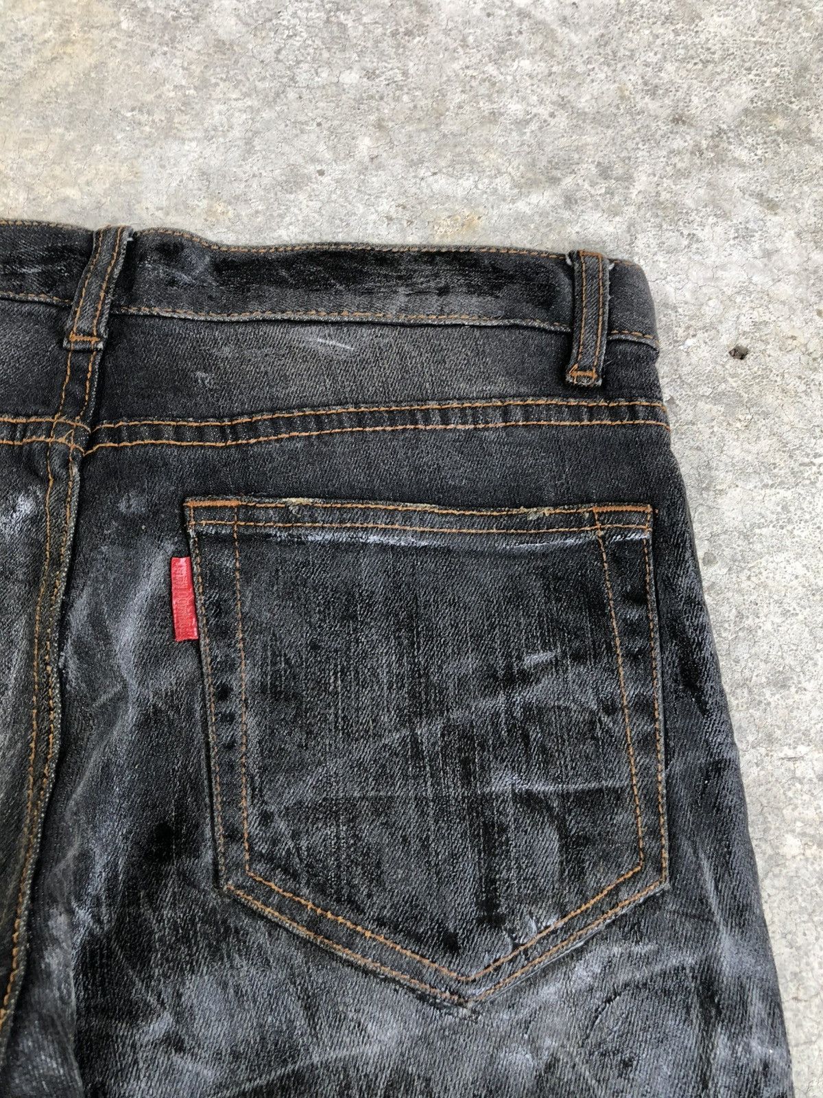 Tornado Mart Tornado Mart Flared Jeans Wax Jeans Size US 30 / EU 46 - 17 Thumbnail