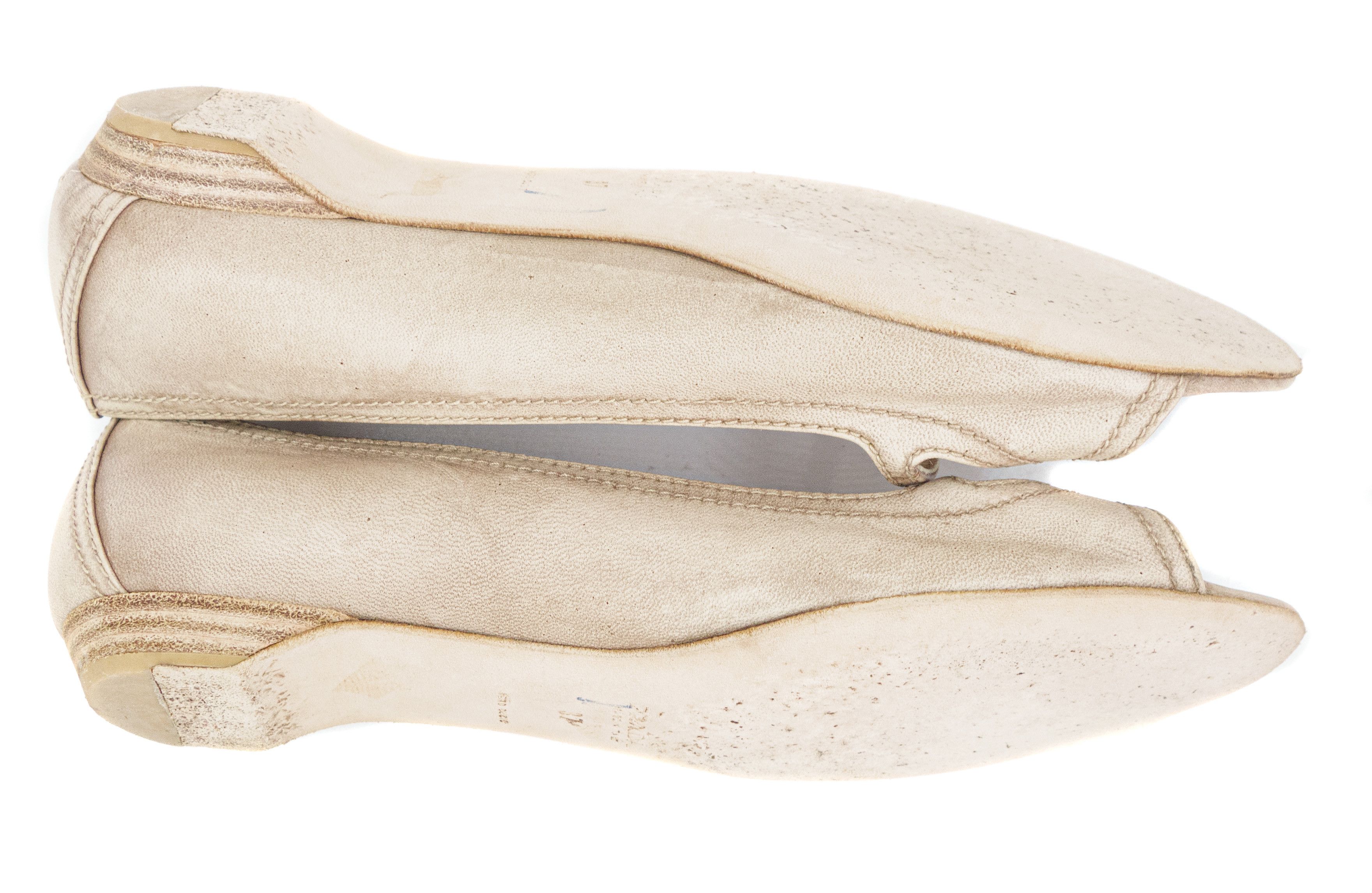 Prada Leather Boat Ballet Shoes Size US 7 / IT 37 - 5 Thumbnail