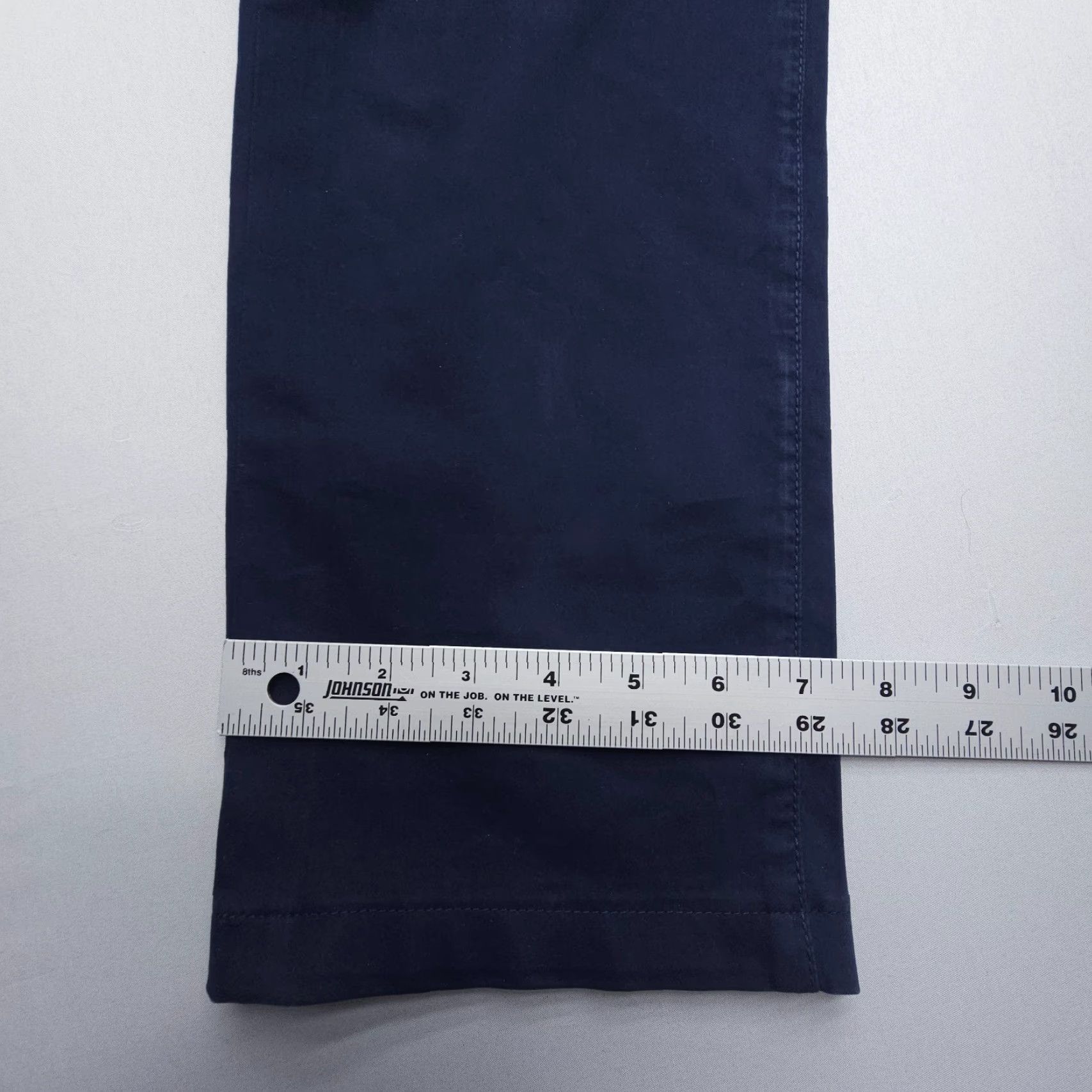 Vintage Marco Pescarolo Pants Mens 32 Blue Slim Straight Cotton Silk 5-Pocket Chino 27 Inseam Autumn Summer Winter 50 NN Size US 32 / EU 48 - 5 Thumbnail