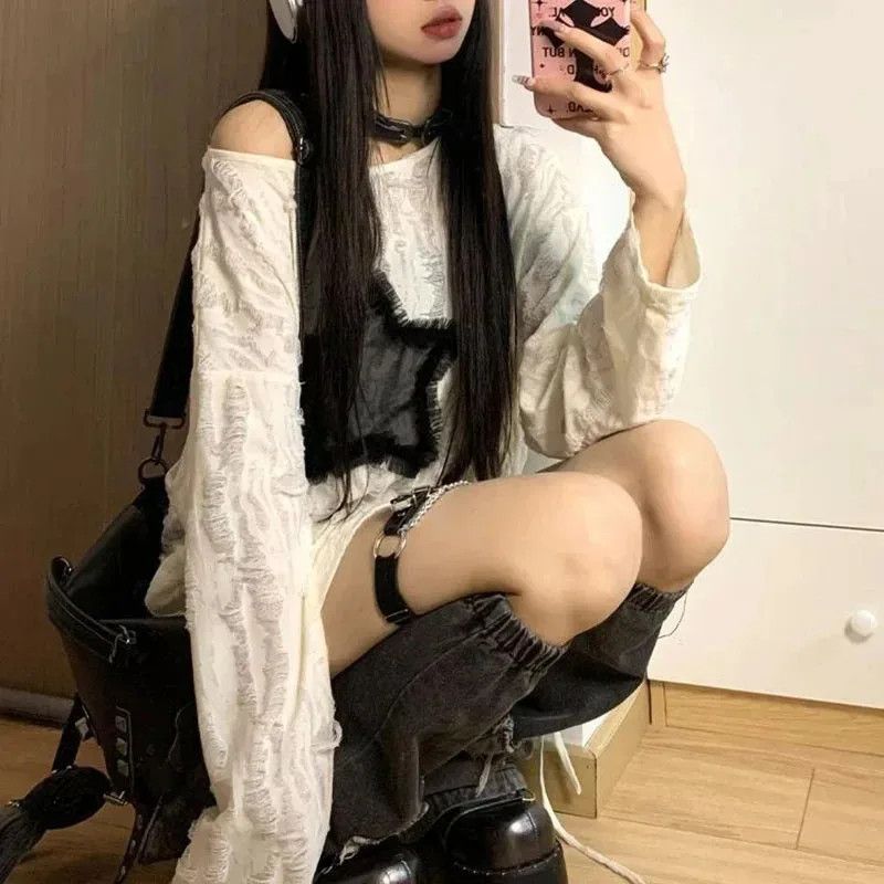 Japanese Brand × Vintage Oversized Long Sleeve Size M / US 6-8 / IT 42-44 - 3 Thumbnail
