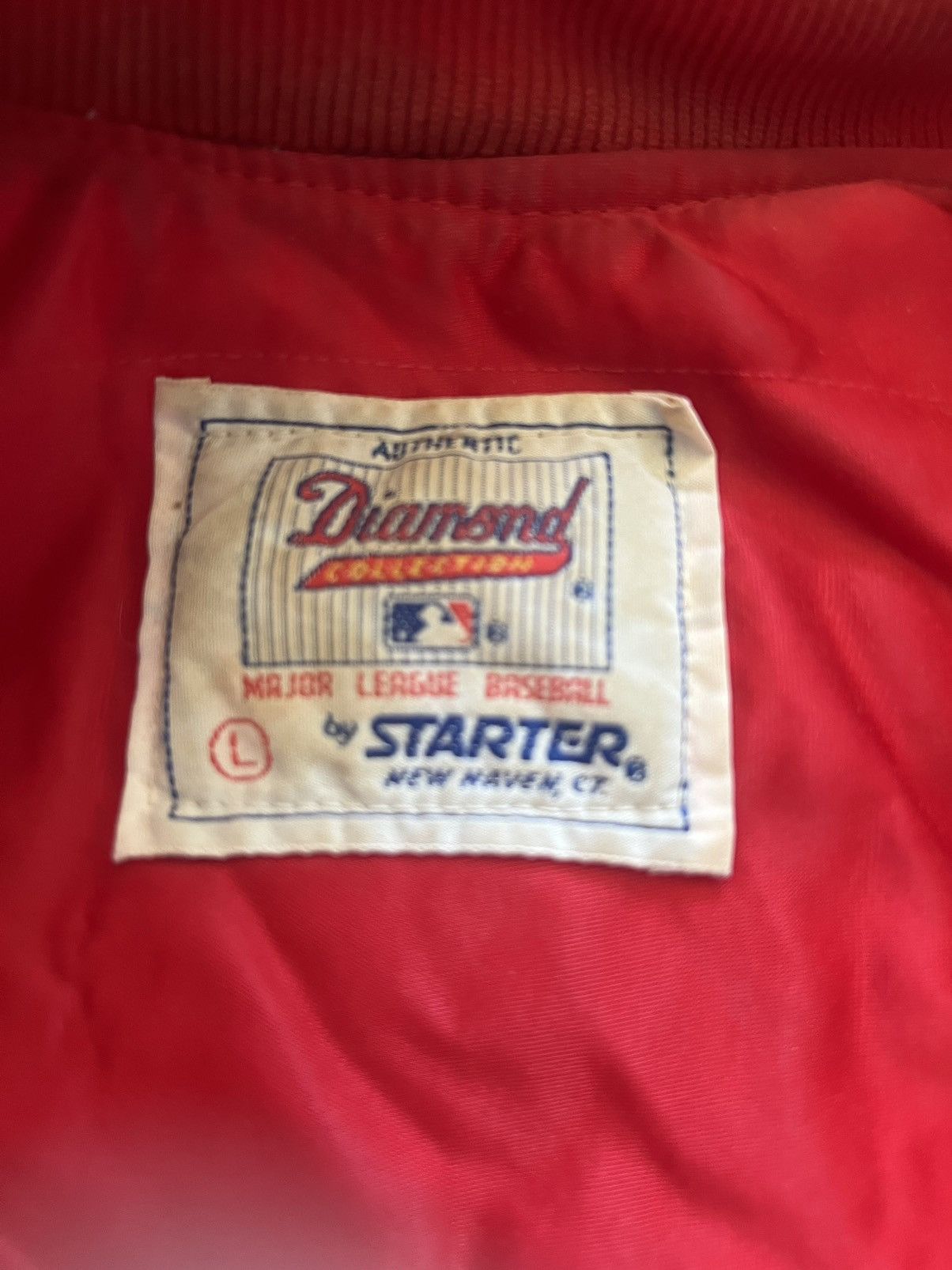 Starter Vintage 80s Cincinnati Reds MLB Starter Satin Bomber Jacket Size US L / EU 52-54 / 3 - 4 Thumbnail