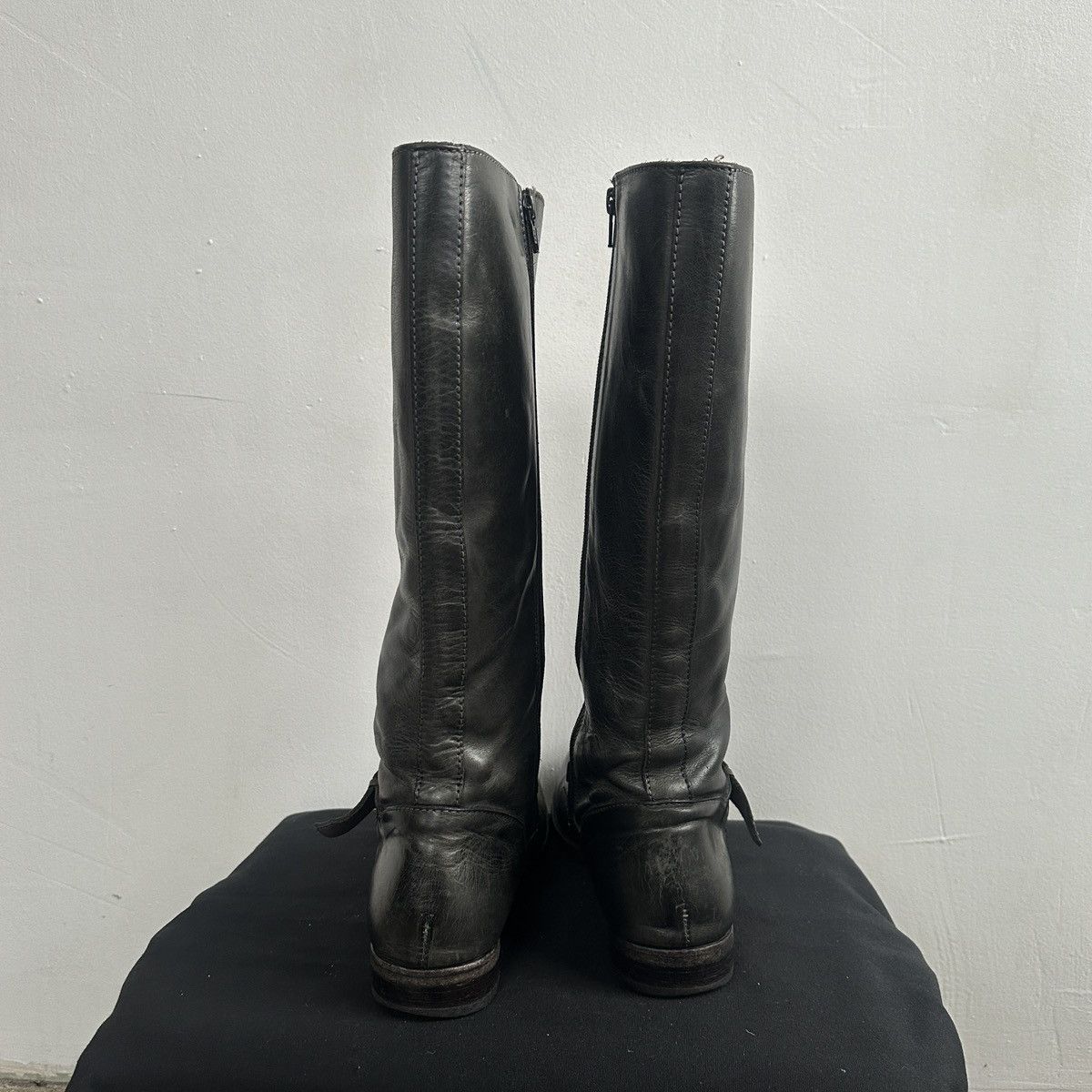 MoMA Vintage MOMA Avant-Garde Leather Hight Boots lgb guidi Size US 7 / EU 40 - 4 Thumbnail