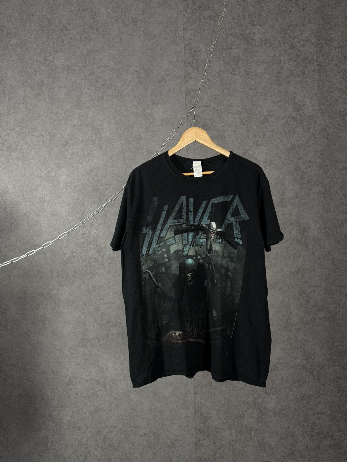 Band Tees Slayer rock band tee Size US XL / EU 56 / 4 - 1 Thumbnail