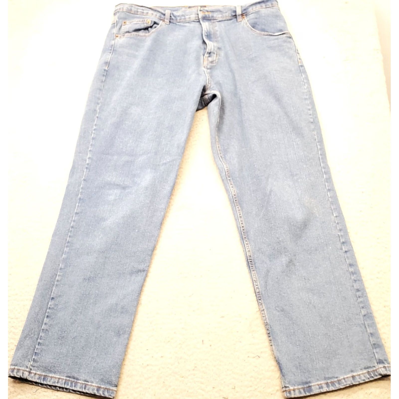 Architect Architect Mens Jeans 36x32 Blue Denim Straight Regular Fit Medium Wash Jeans Size US 36 / EU 52 - 2 Thumbnail