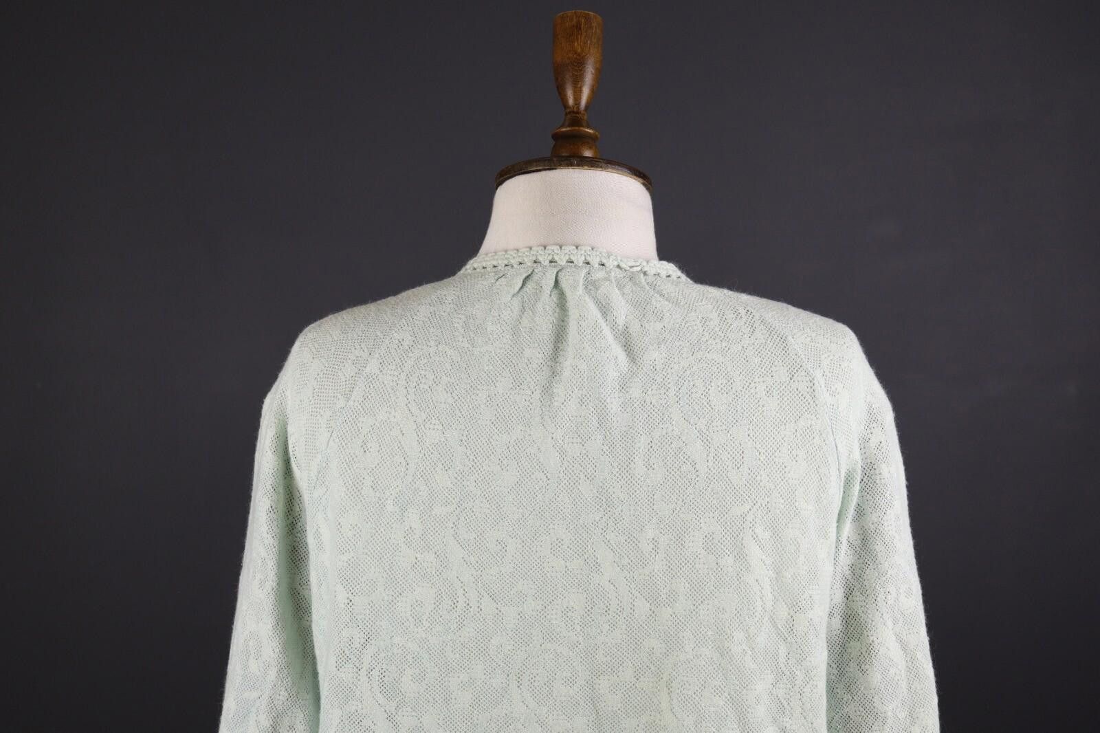 Hanro Hanro Lace Wool Knit Vintage Drawstring Sweater Size M Size M / US 6-8 / IT 42-44 - 7 Thumbnail