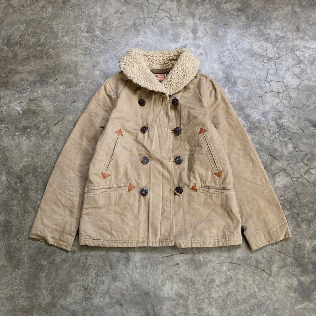 Beams Plus 2000s Beams Boy Japan Military Style Collar Sherpa Jacket Size US M / EU 48-50 / 2 - 1 Thumbnail