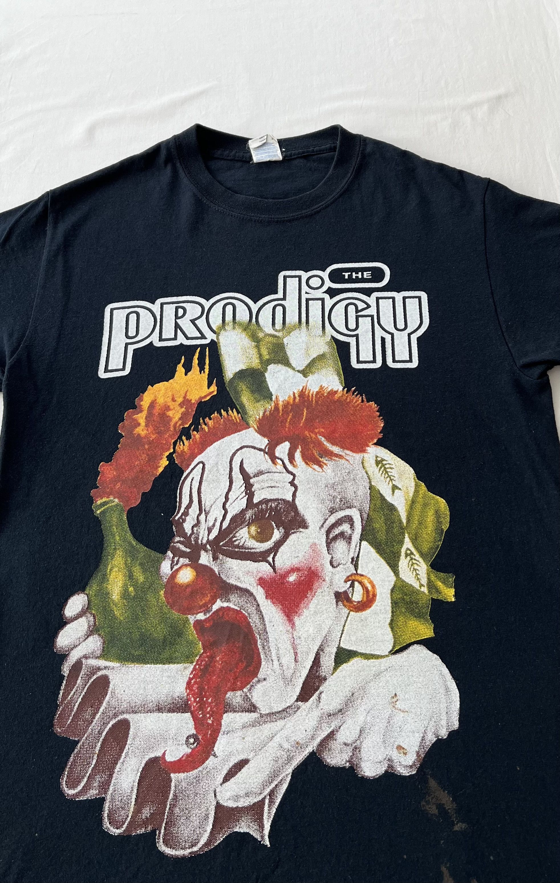 Band Tees Vintage 2000s The Prodigy Electonic Music Black T-shirt Size US S / EU 44-46 / 1 - 3 Thumbnail