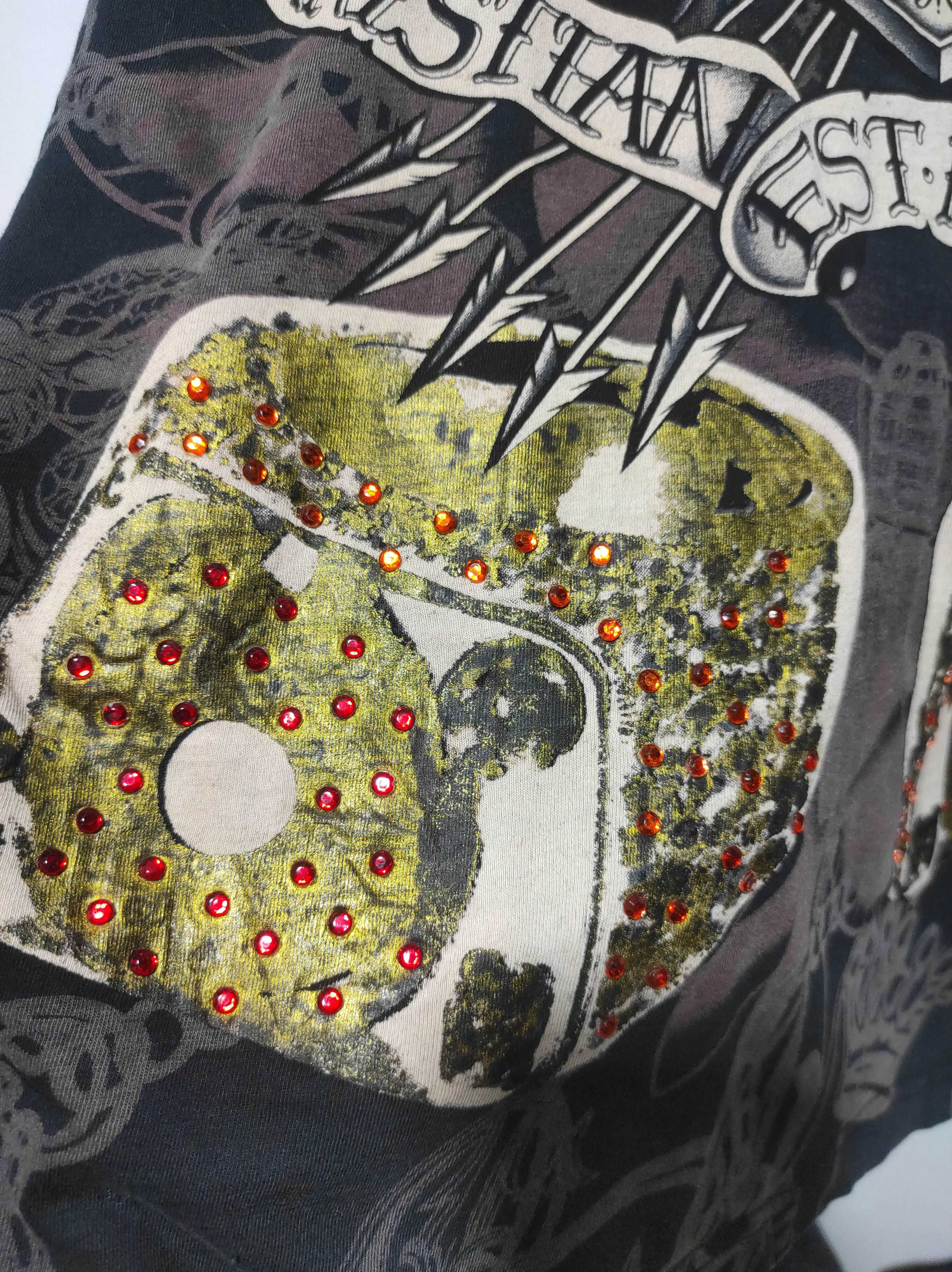 Christian Audigier Christian Audigier Skull Tee Shirt Size US XL / EU 56 / 4 - 7 Thumbnail