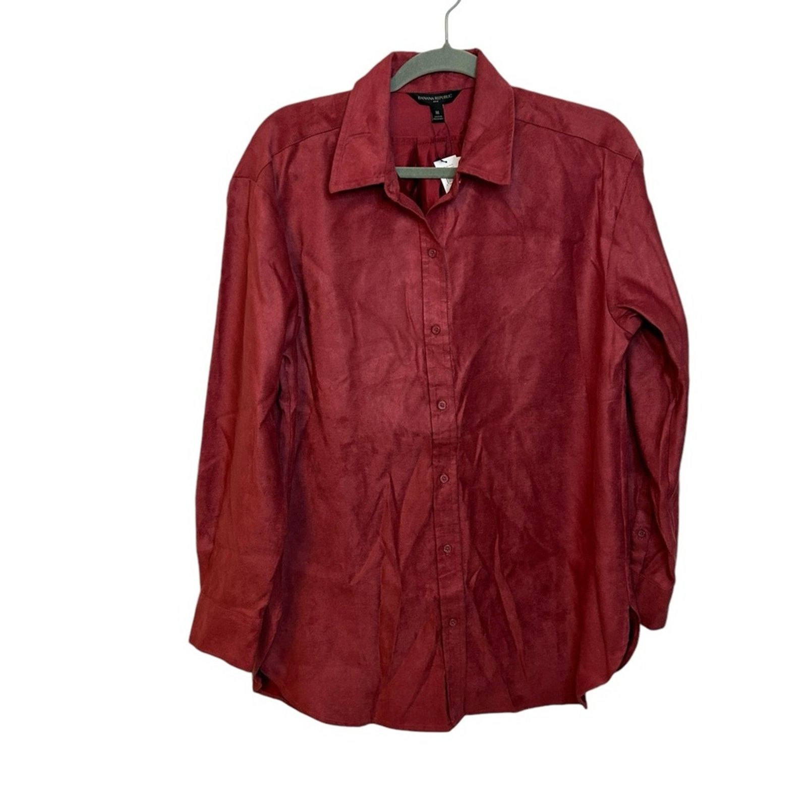 Banana Republic Nwt Banana Republic Ruby Rose Faux Suede Button Down Size M / US 6-8 / IT 42-44 - 1 Thumbnail