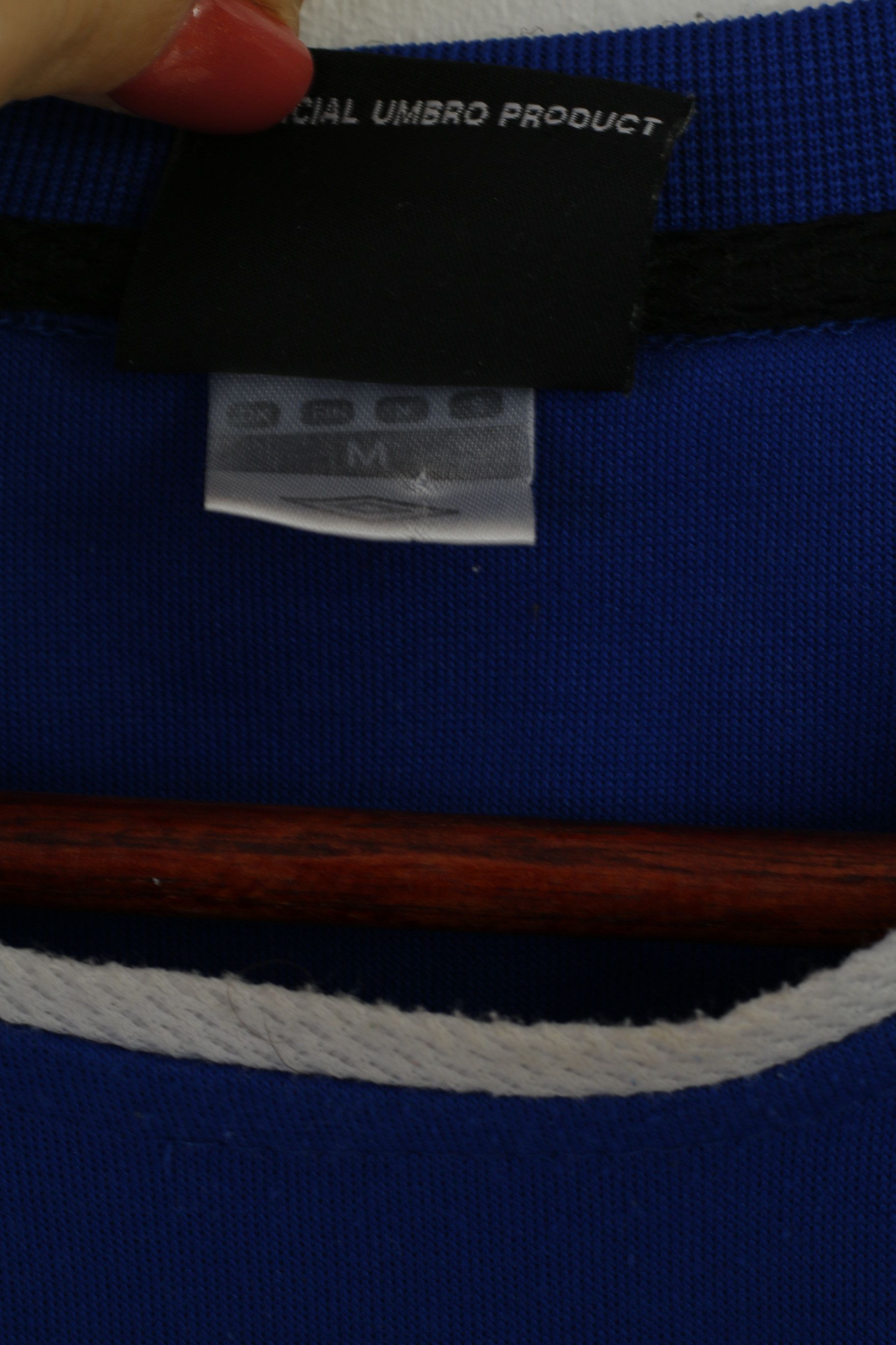 Umbro × Vintage Umbro Men M Long Sleeve Shirt Blue Vintage 0250 Size US M / EU 48-50 / 2 - 4 Thumbnail