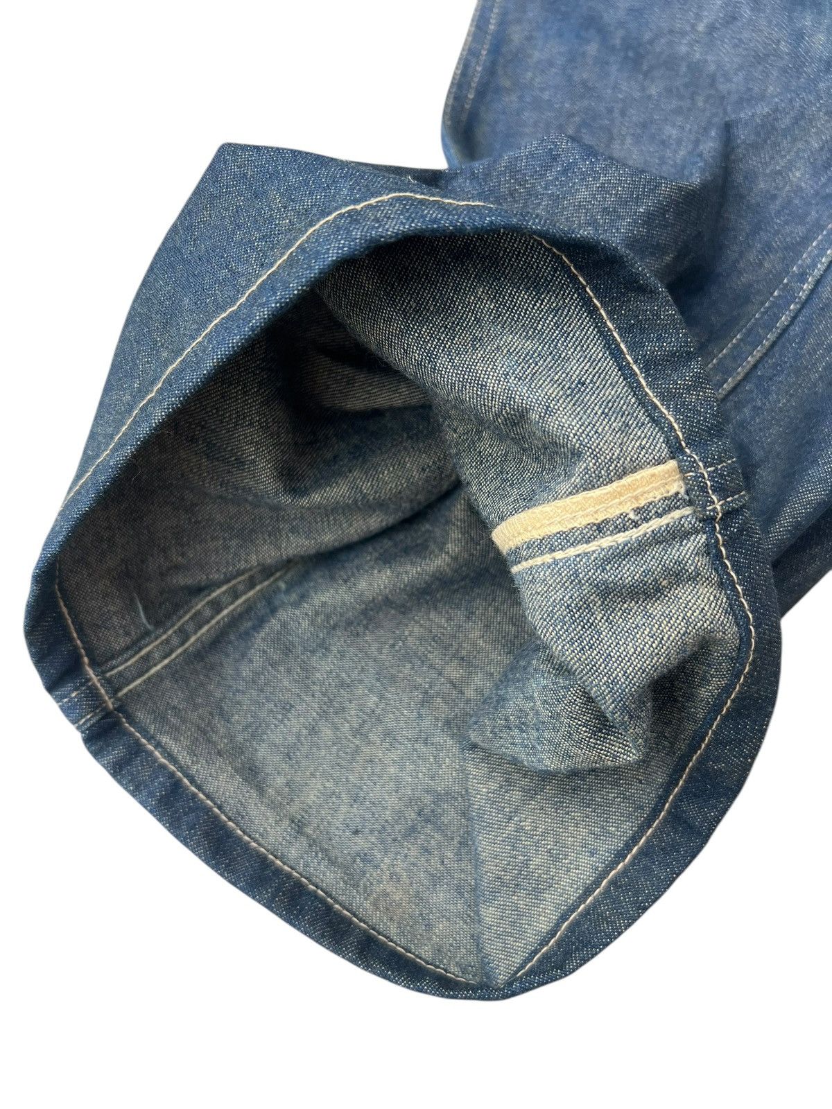 Levi's Vintage Clothing Levi’s LVC Dirty Mud Stains Denim Selvedge Work Wear Jeans Size US 34 / EU 50 - 11 Thumbnail