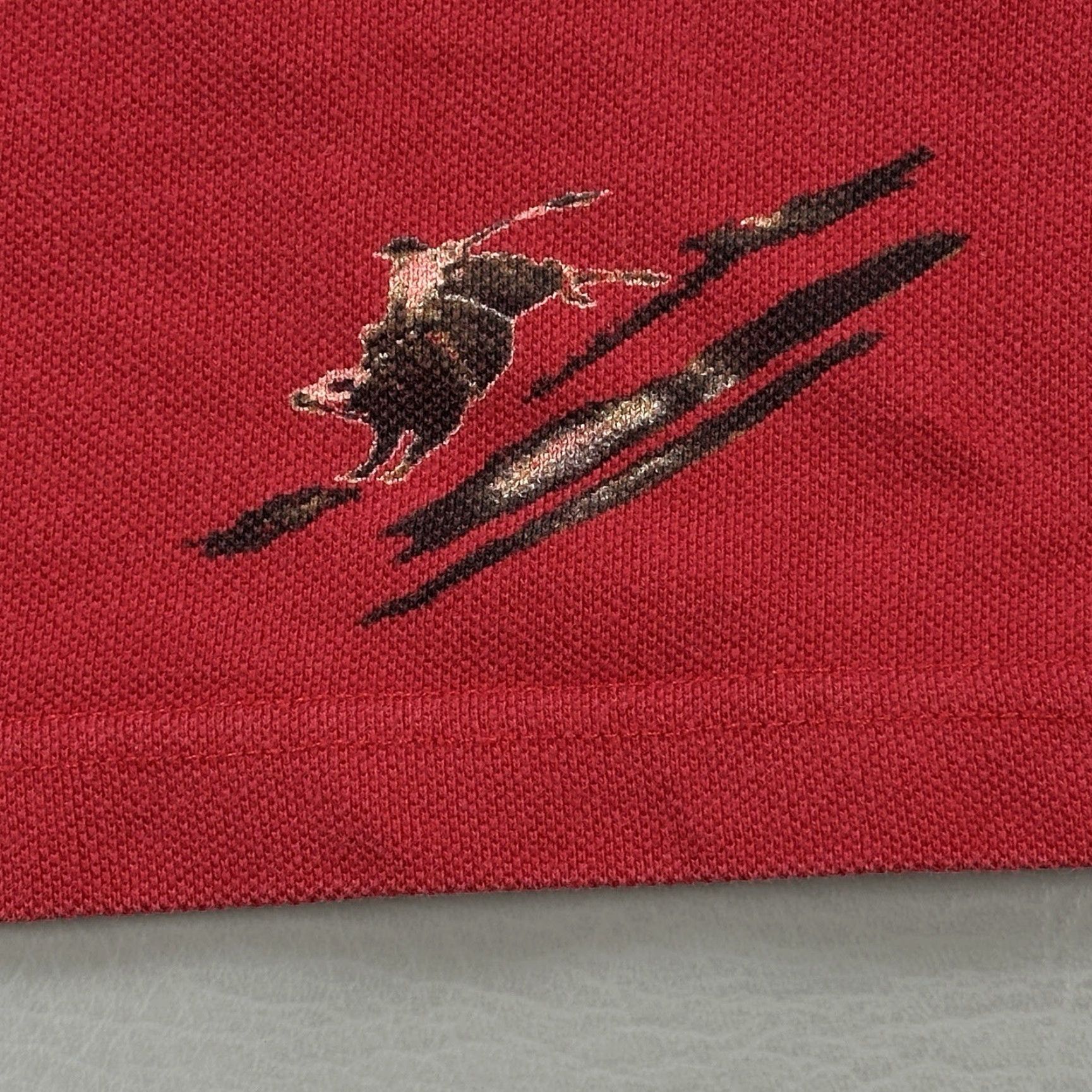 Wrangler Vintage Wrangler Polo Shirt Mens XXL Red Bull Rider Print Western Rodeo 90s Polo Shirt Mens XXL Red Bull Rider Print Western Rodeo 90s Size US XXL / EU 58 / 5 - 3 Thumbnail