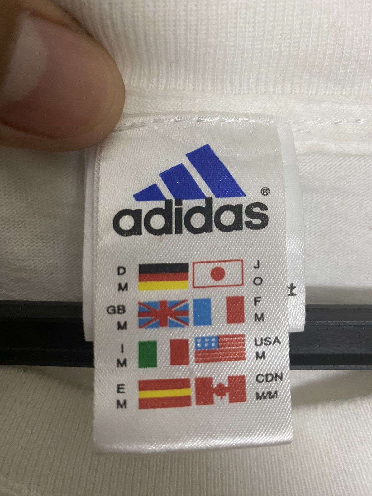 Adidas × Vintage Vintage 90’s David Beckham Adidas Promo Tee Size US L / EU 52-54 / 3 - 5 Thumbnail
